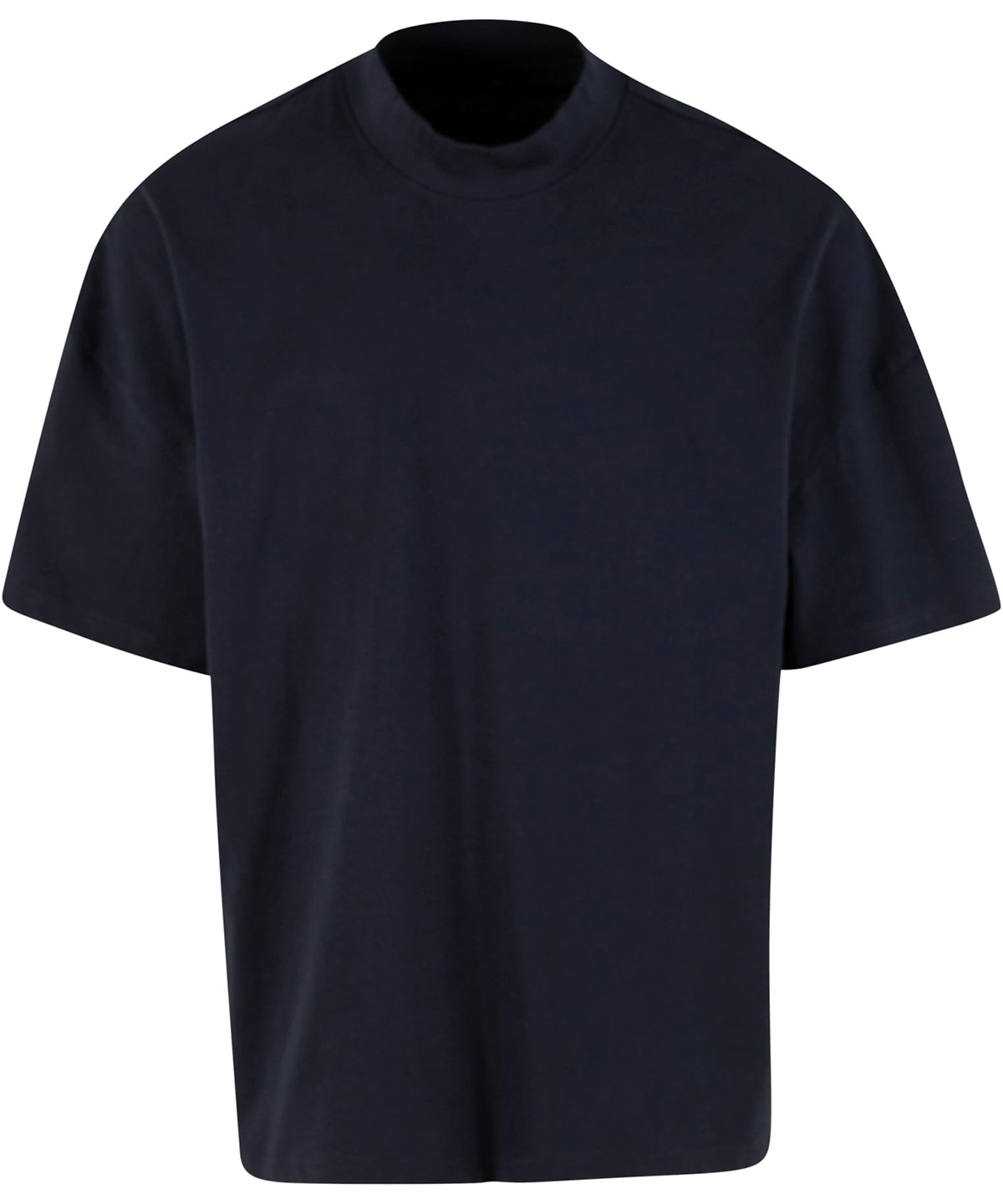 Oversized mock neck tee - Navy