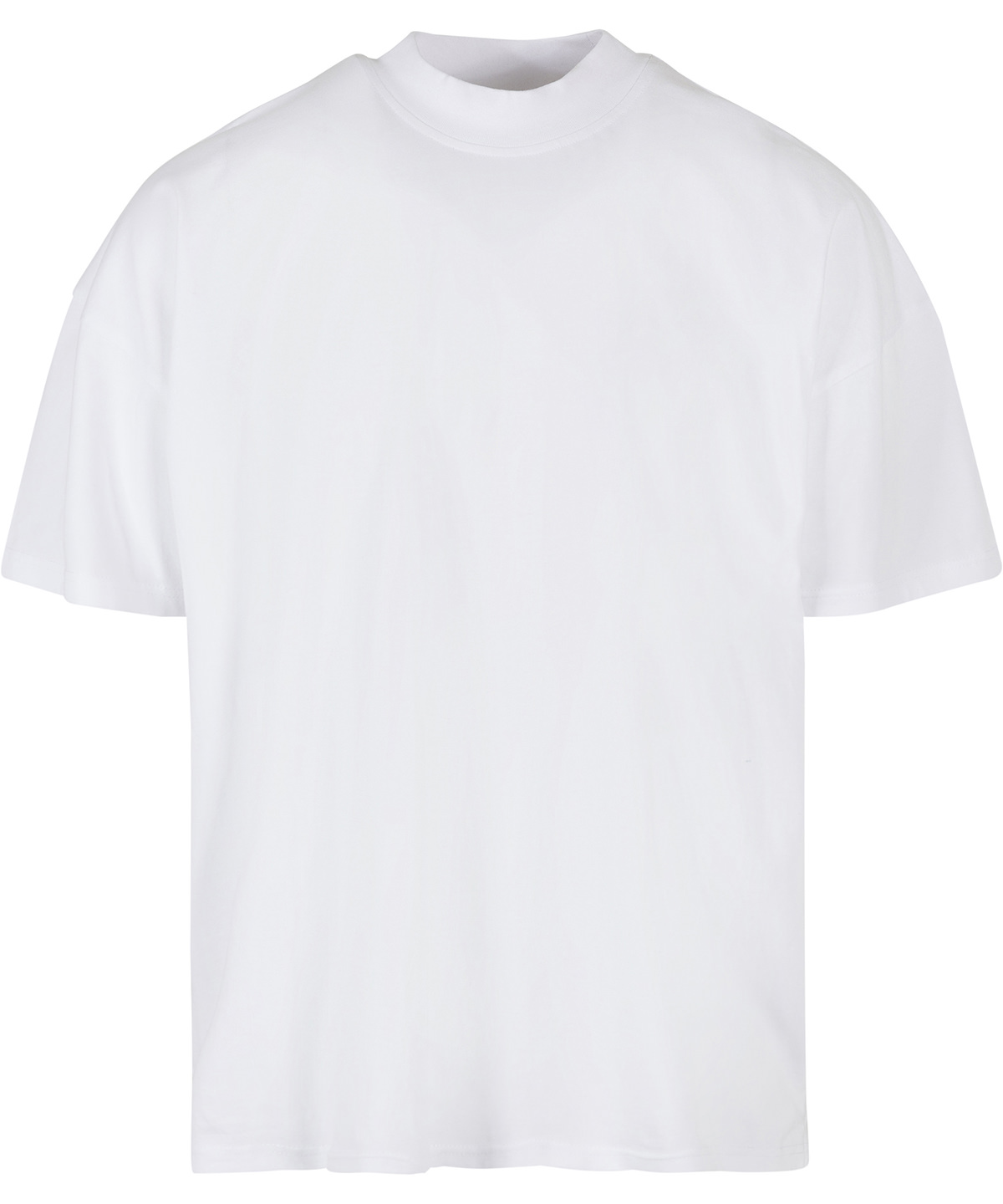 Oversized mock neck tee - White
