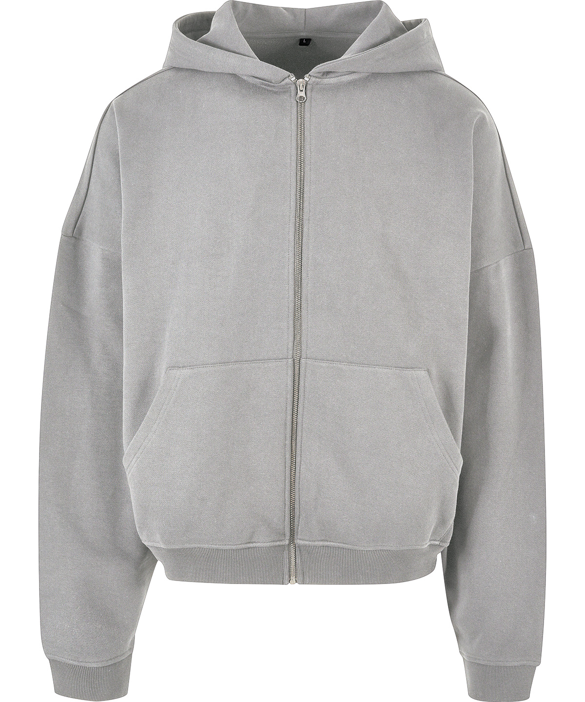 90s zip hoodie - Heather Grey
