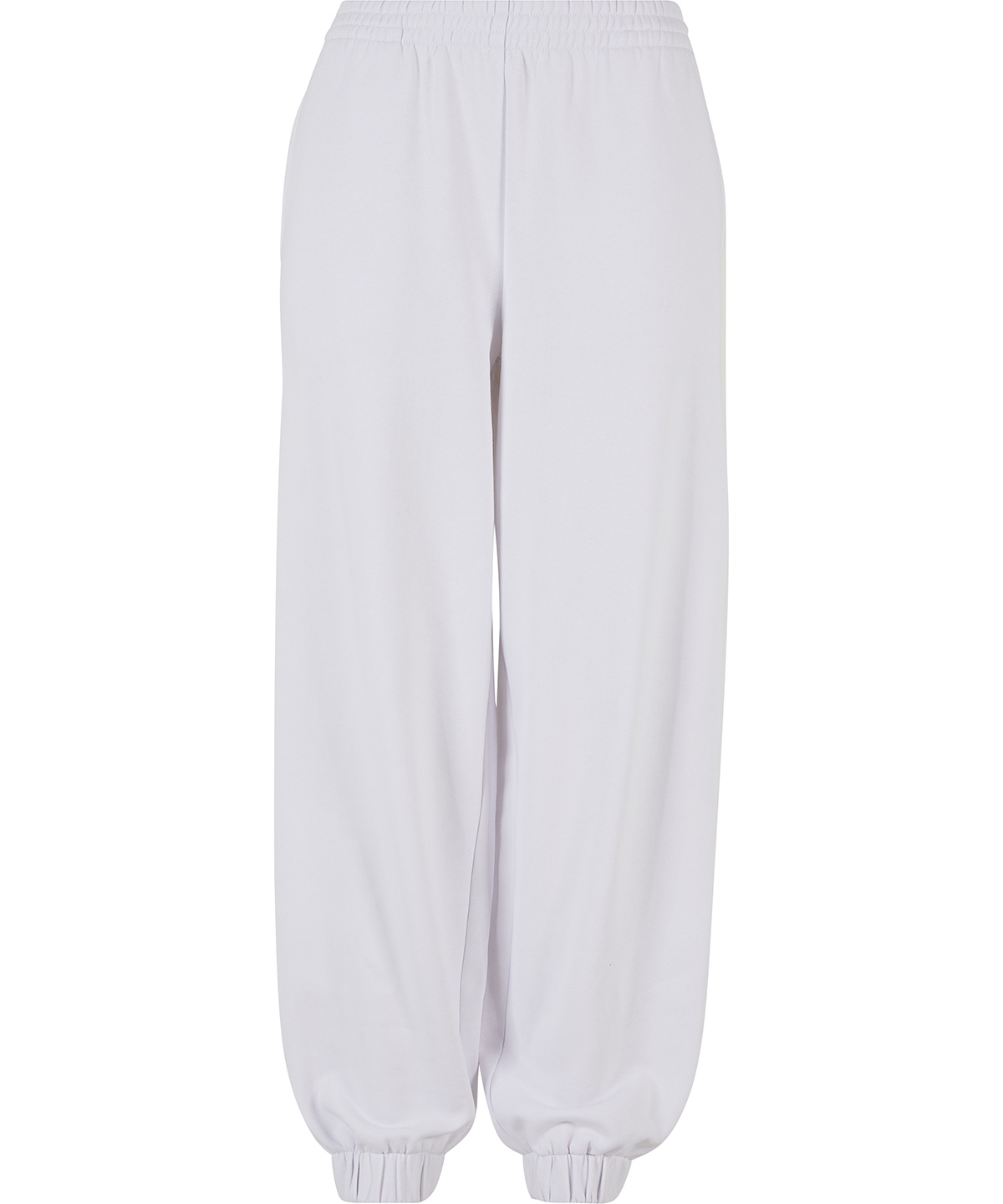 Women’s high waist balloon sweatpants - White