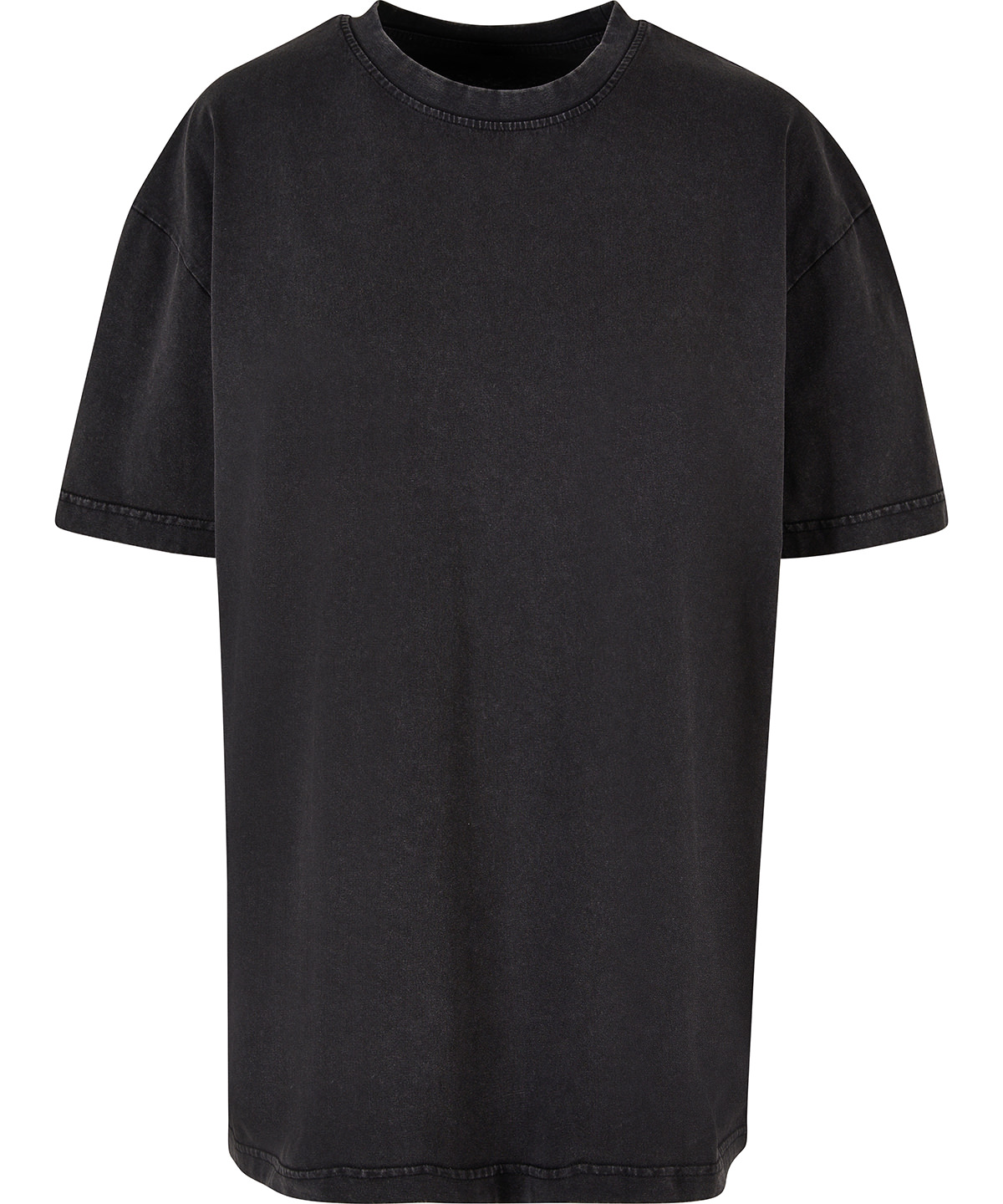 Women’s oversized acid wash tee - Black
