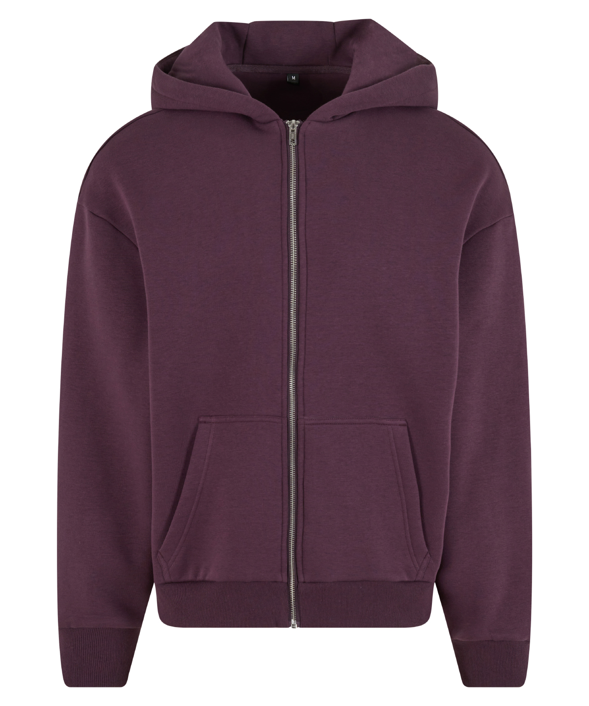Fluffy zip hoodie - Plum Purple