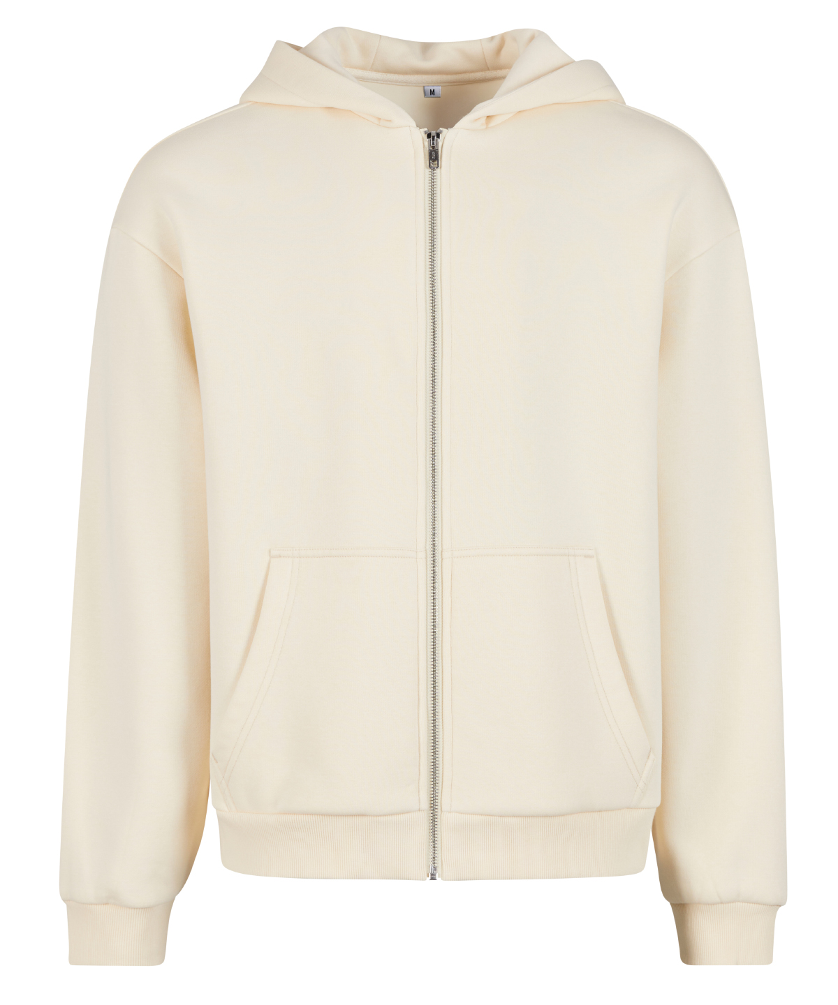 Fluffy zip hoodie - White Sand
