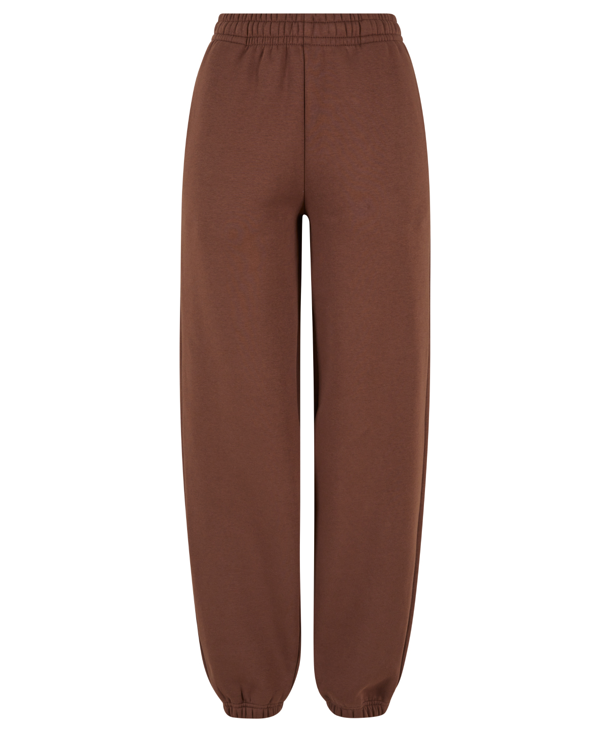 Women’s fluffy sweatpants - Chocolate Brown