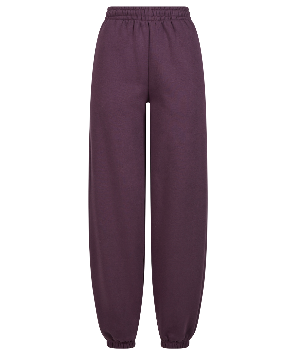 Women’s fluffy sweatpants - Plum Purple