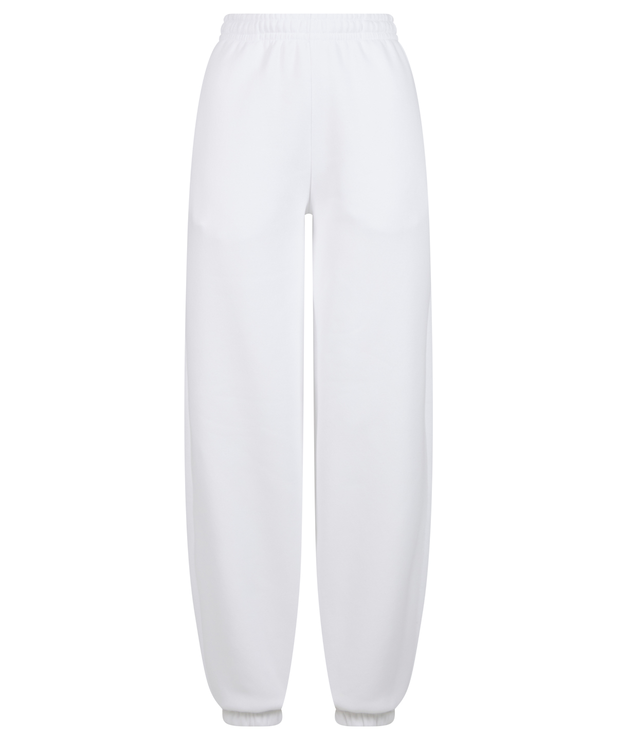 Women’s fluffy sweatpants - White