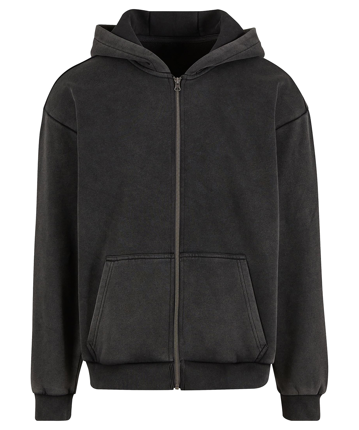 Vintage heavy zip hoodie - Magnet