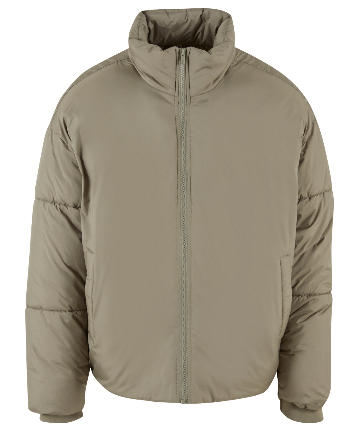 Oversized puffer jacket - Pale Olive