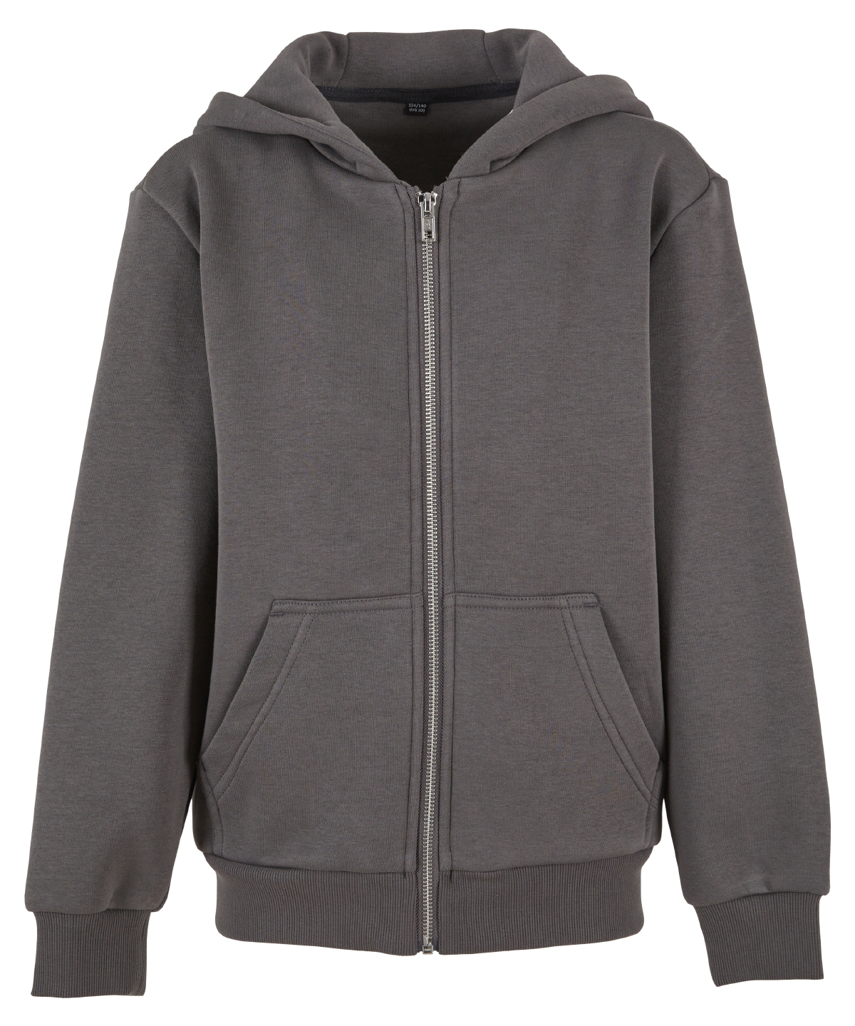 Kids fluffy zip hoodie - Magnet
