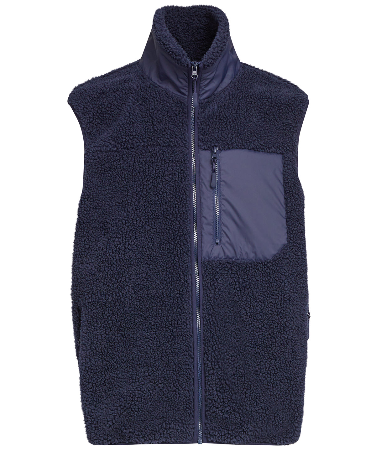Bonded sherpa vest - Navy