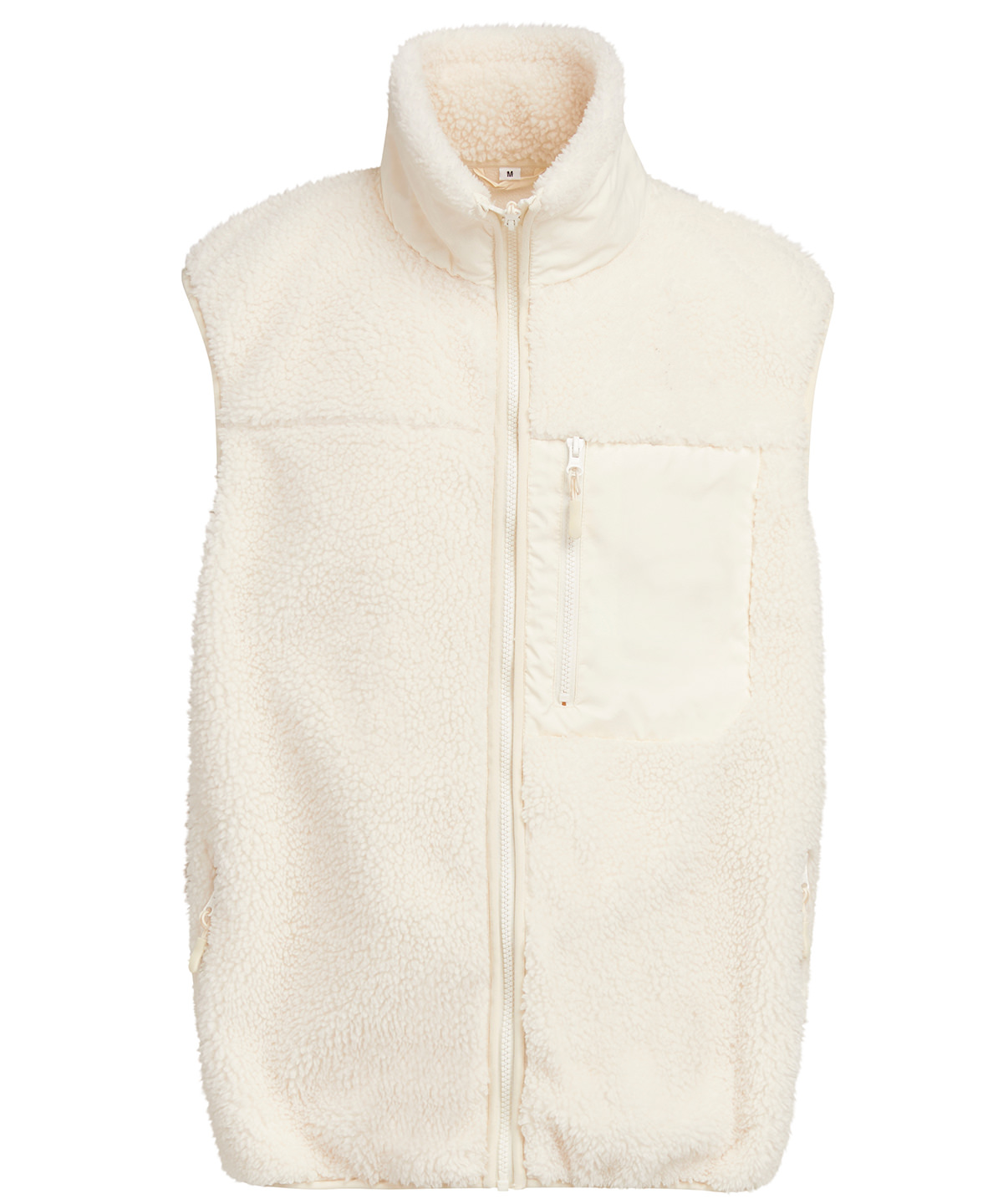 Bonded sherpa vest - White Sand
