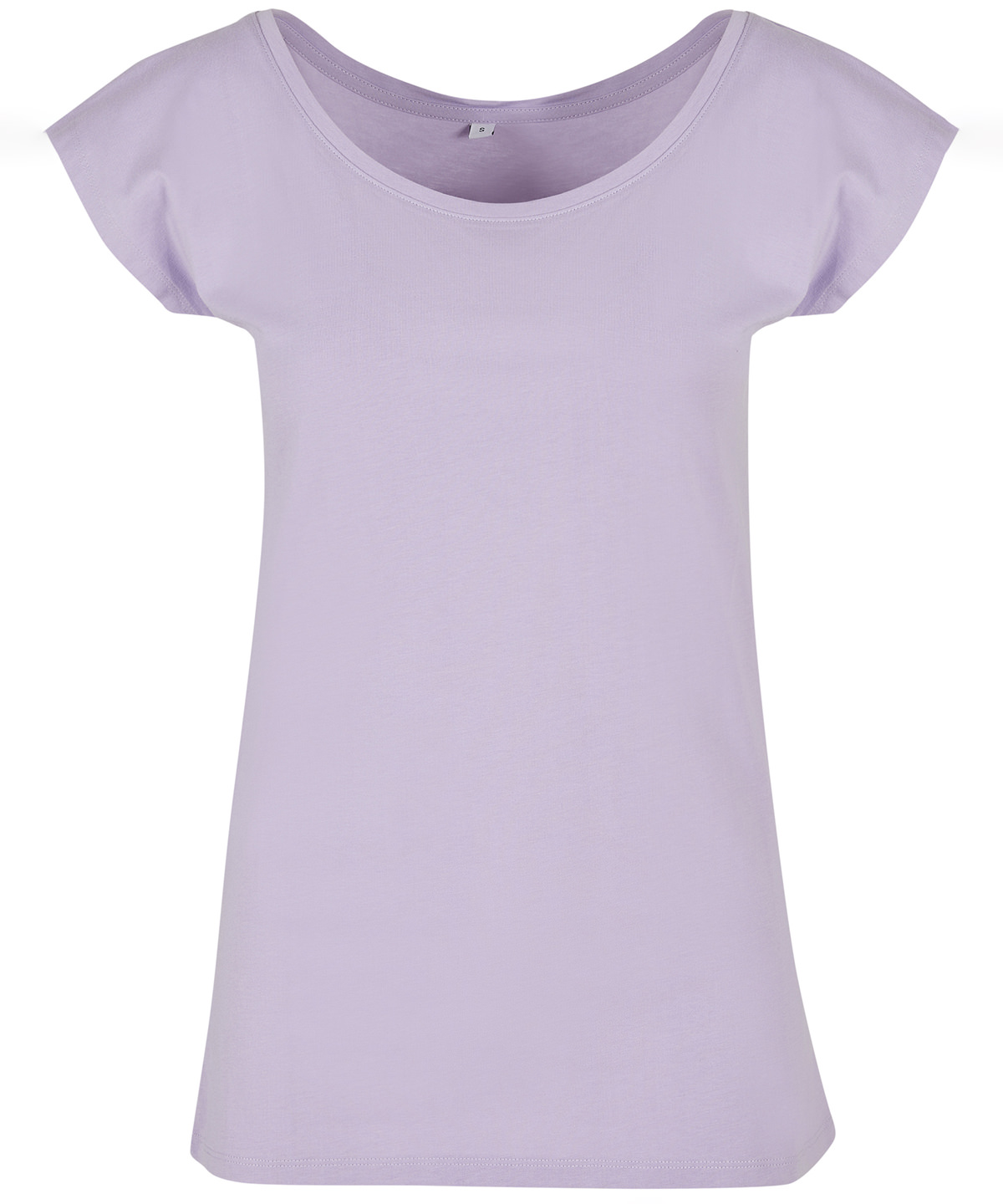 Women's wide neck tee - Lilac