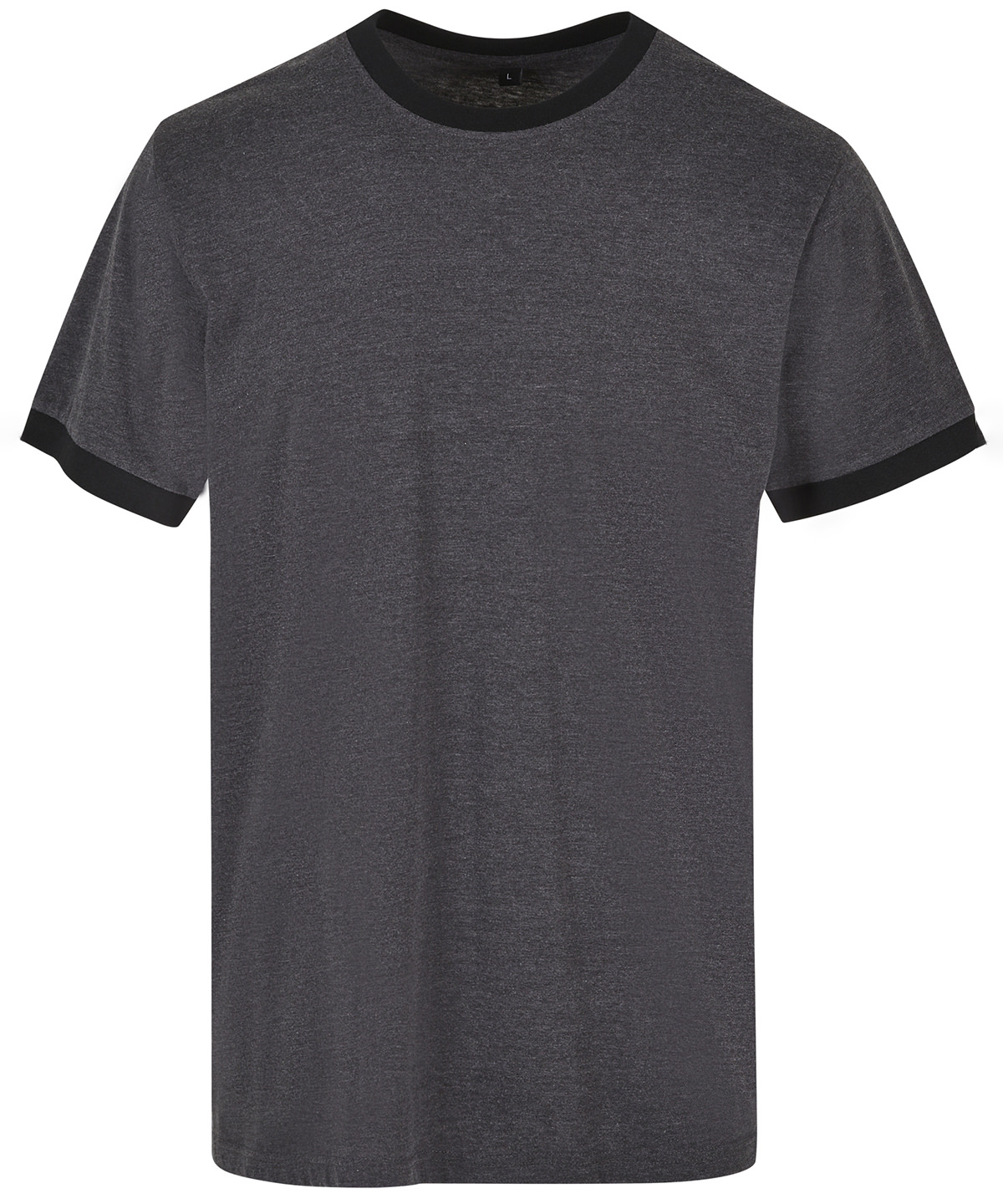 Ringer tee - Charcoal/Black