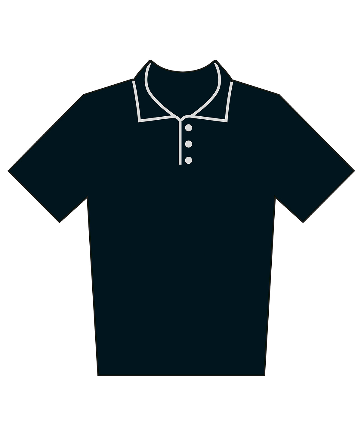 Finden + Hales Team Polo Shirt - Black