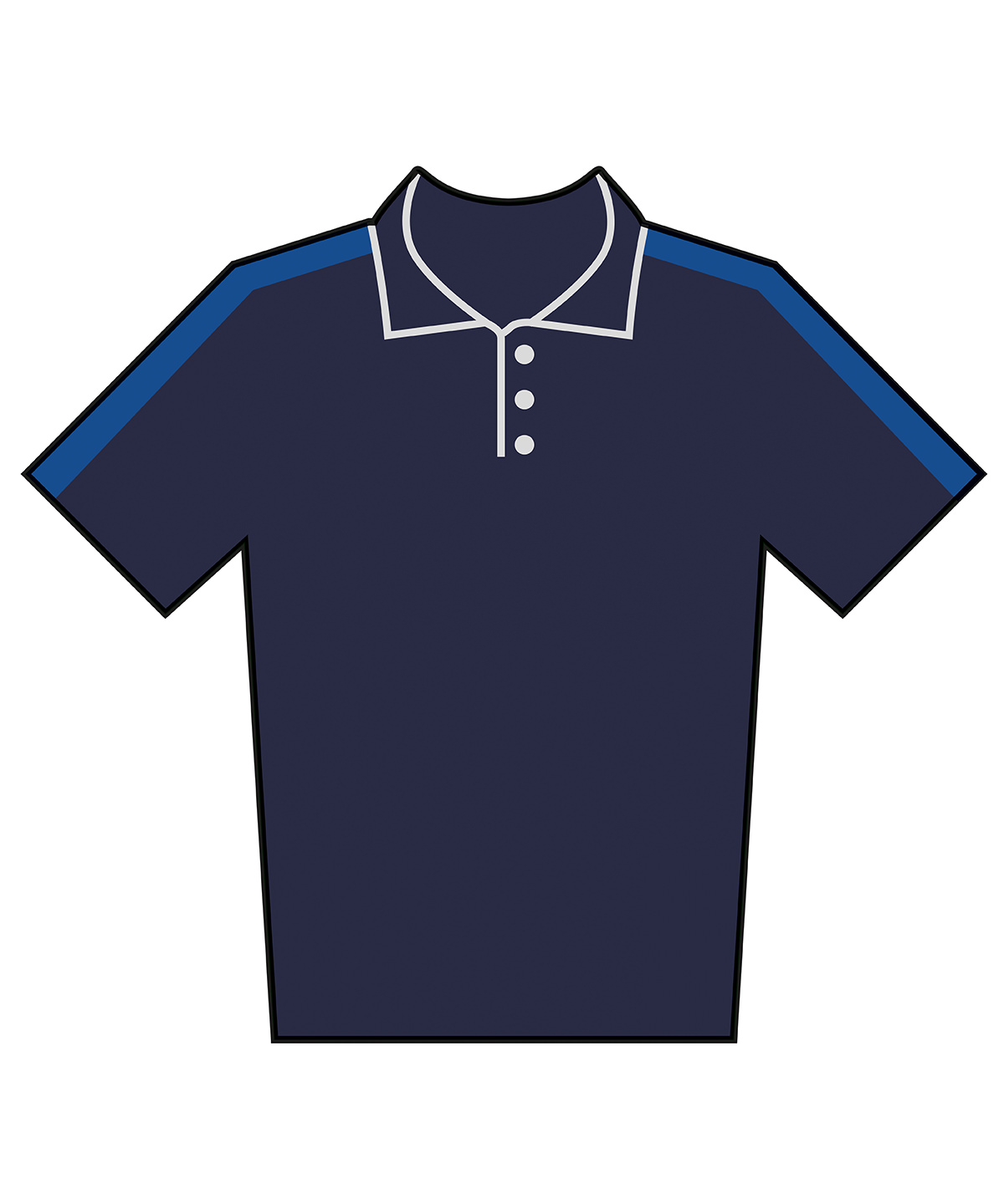 Finden + Hales Team Polo Shirt - Navy/Royal