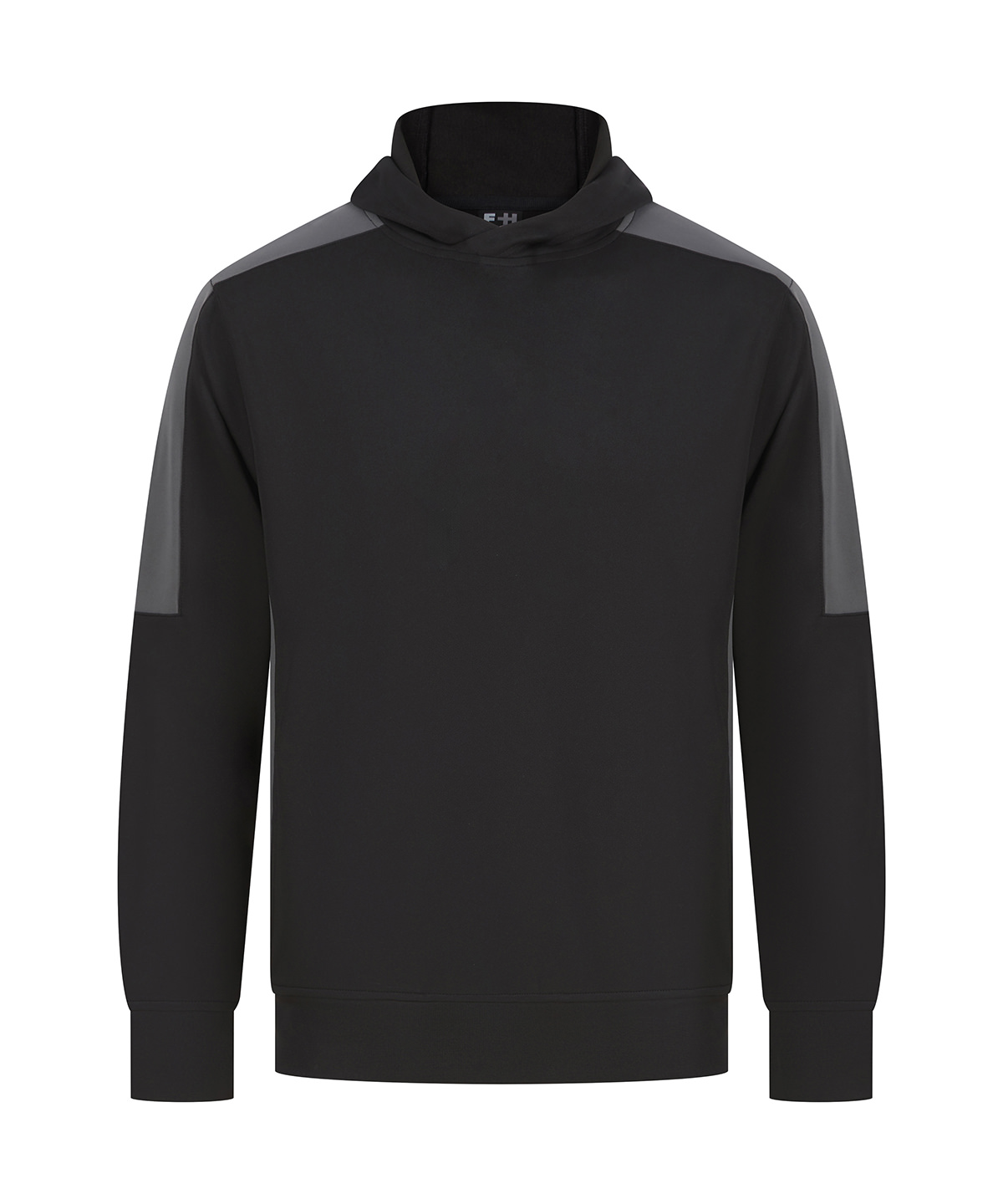 Finden + Hales Unisex Team Hoodie - Black/Gunmetal Grey