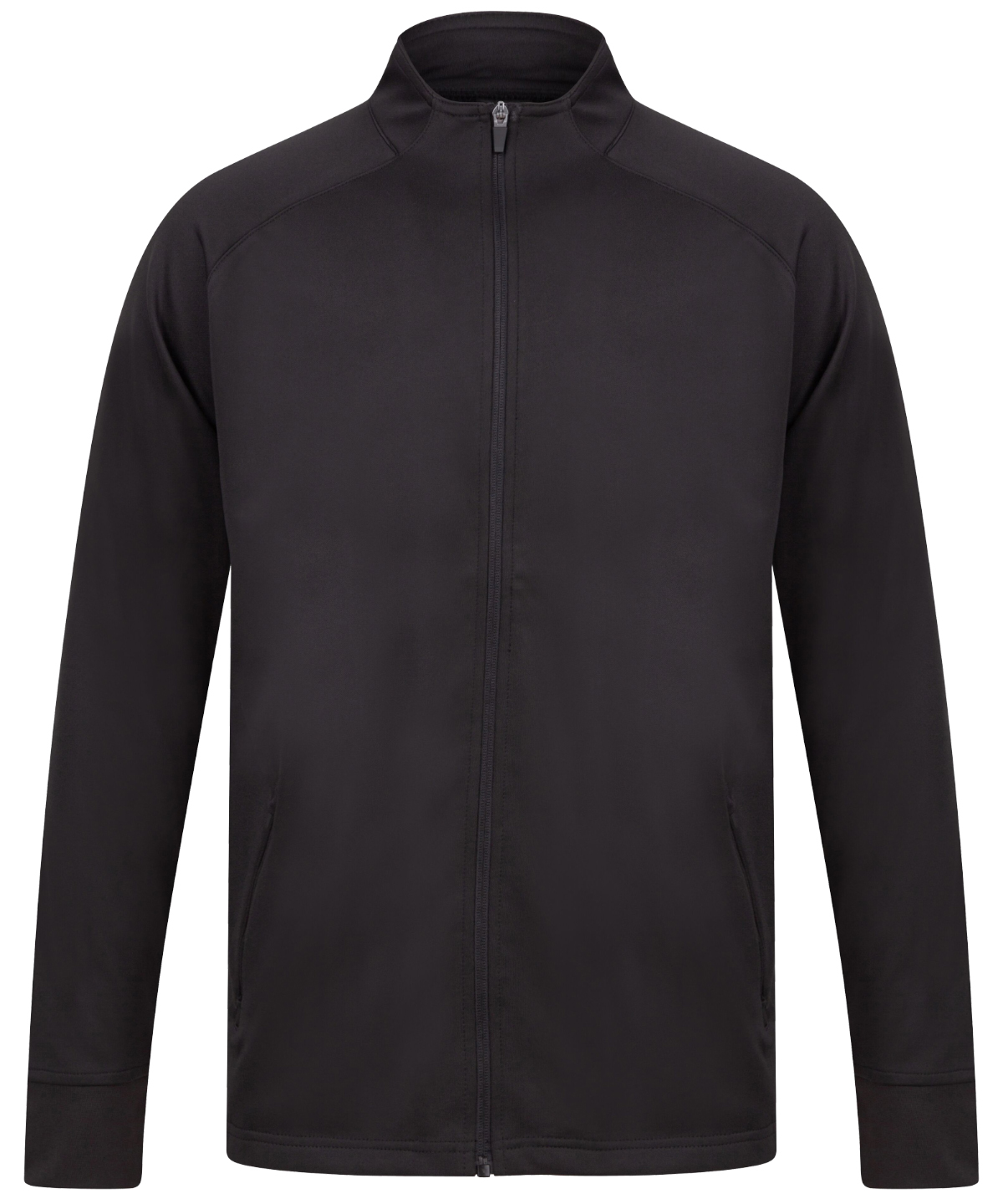 Finden + Hales Knitted Tracksuit Top - Black