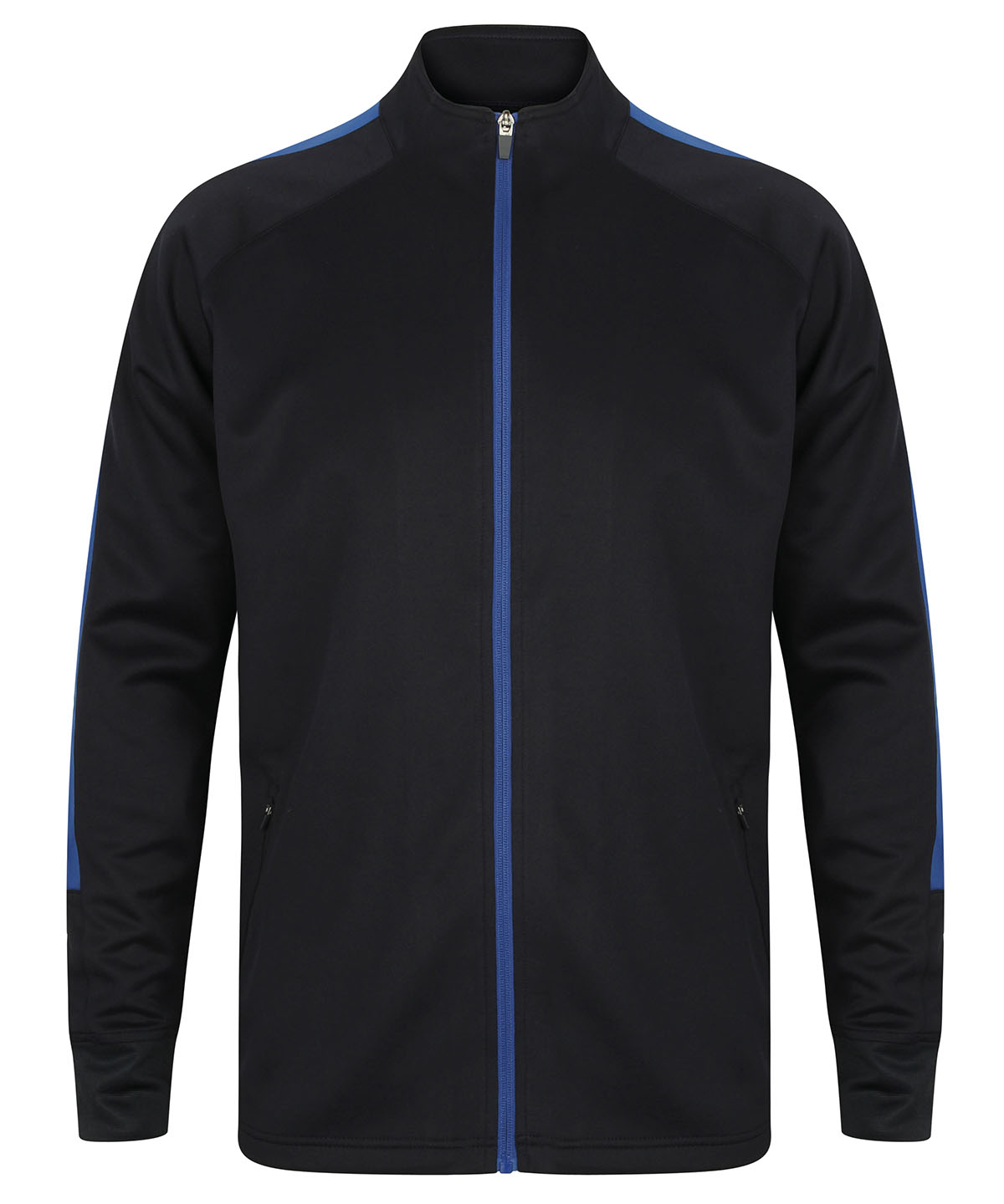 Finden + Hales Knitted Tracksuit Top - Navy/Royal