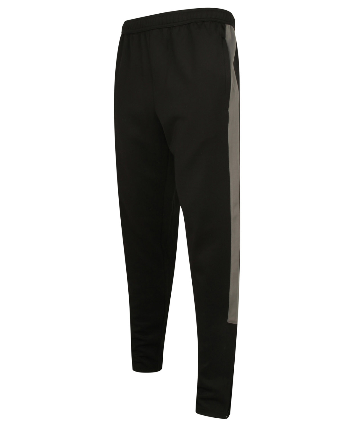 Finden + Hales Knitted Tracksuit Pants - Black/Gunmetal Grey