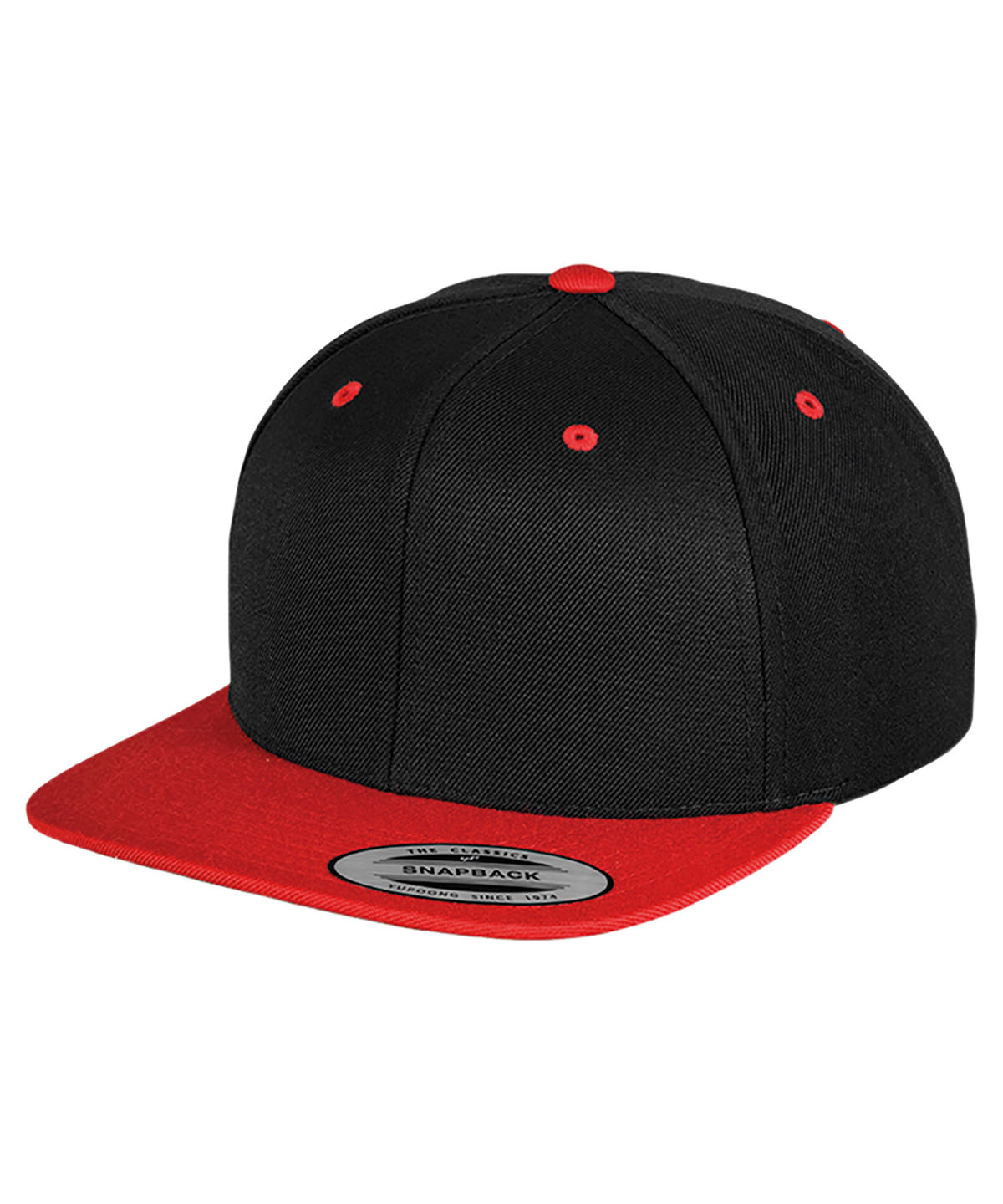 The classic snapback 2-tone (6089MT) - Black/Red