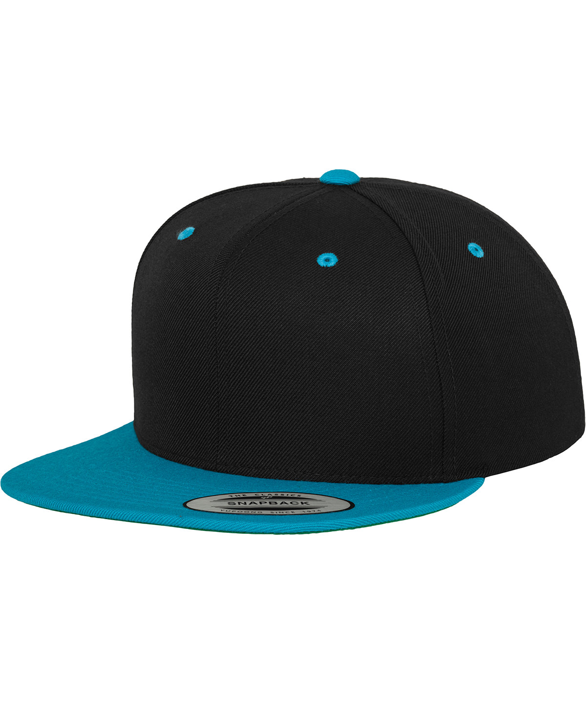 The classic snapback 2-tone (6089MT) - Black/Teal