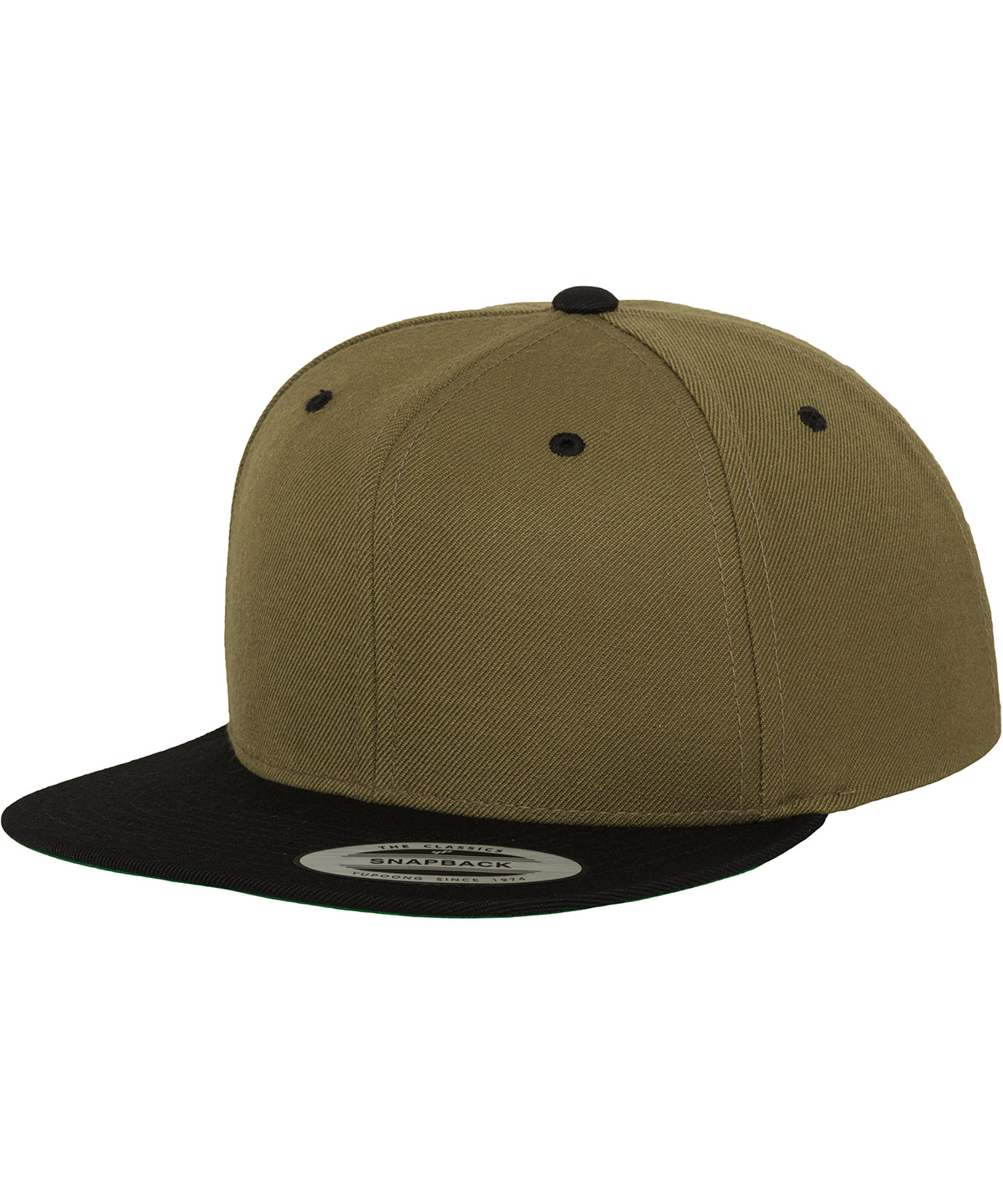 The classic snapback 2-tone (6089MT) - Olive/Black