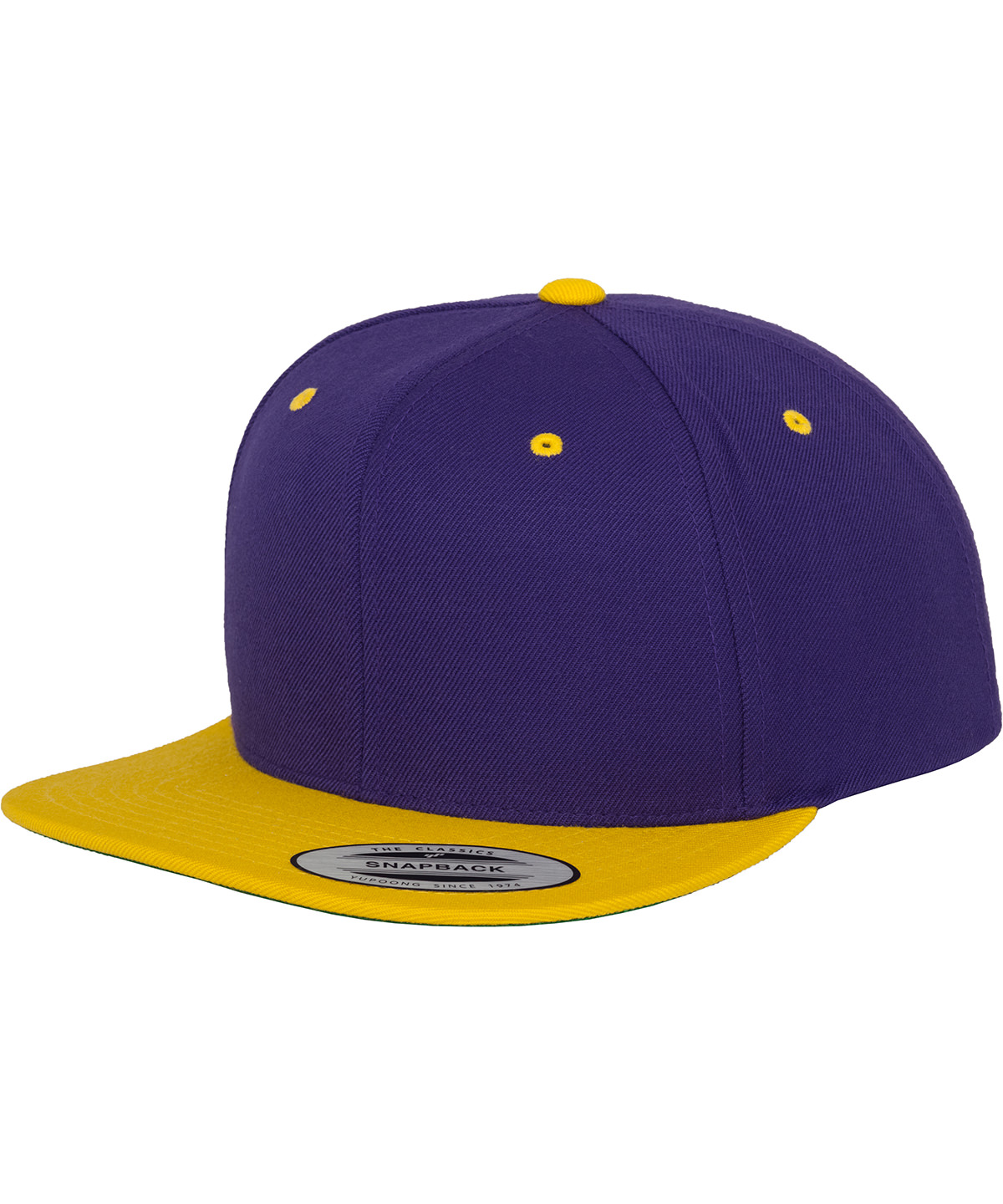 The classic snapback 2-tone (6089MT) - Purple/Gold