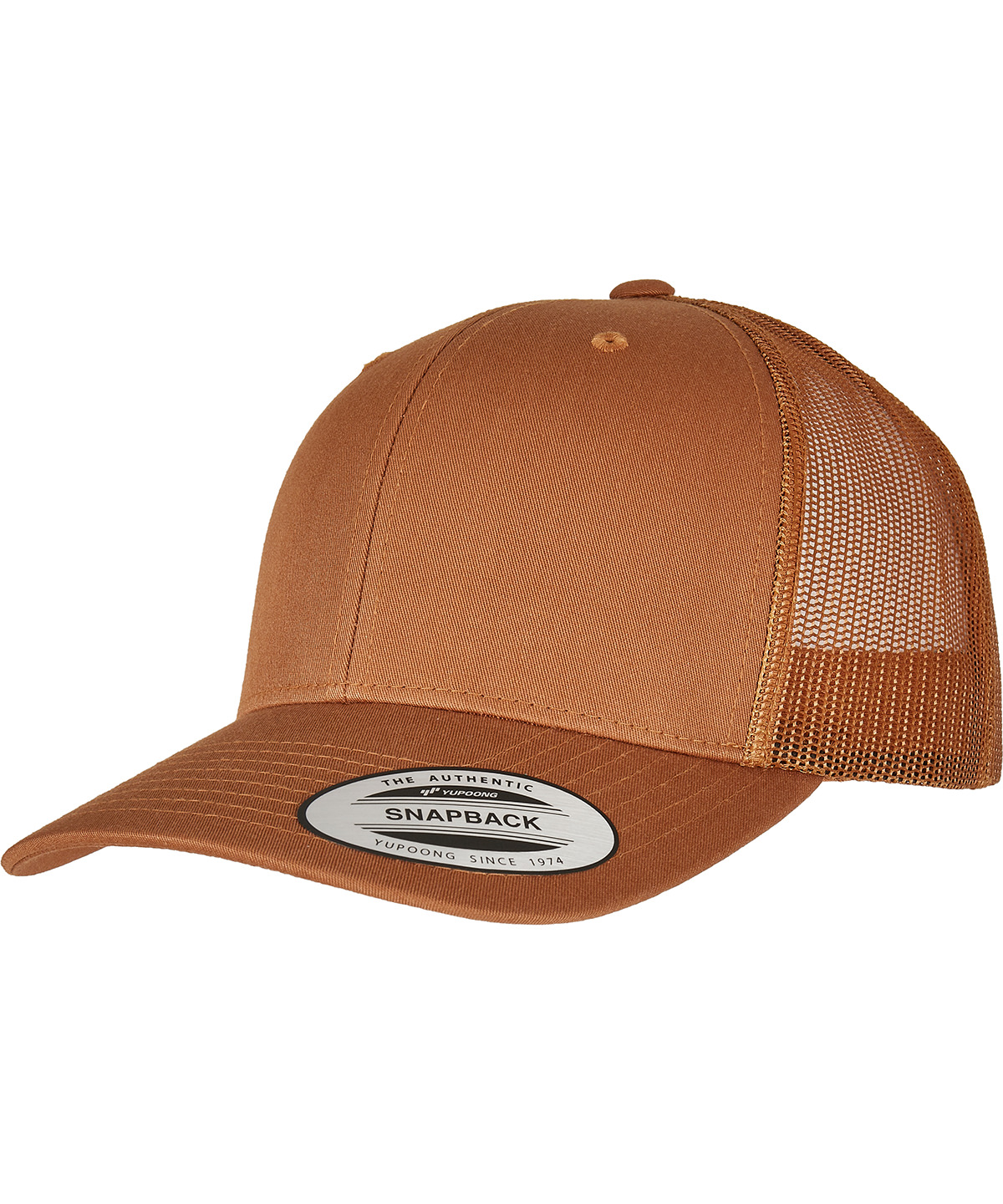Retro trucker cap (6606) - Caramel