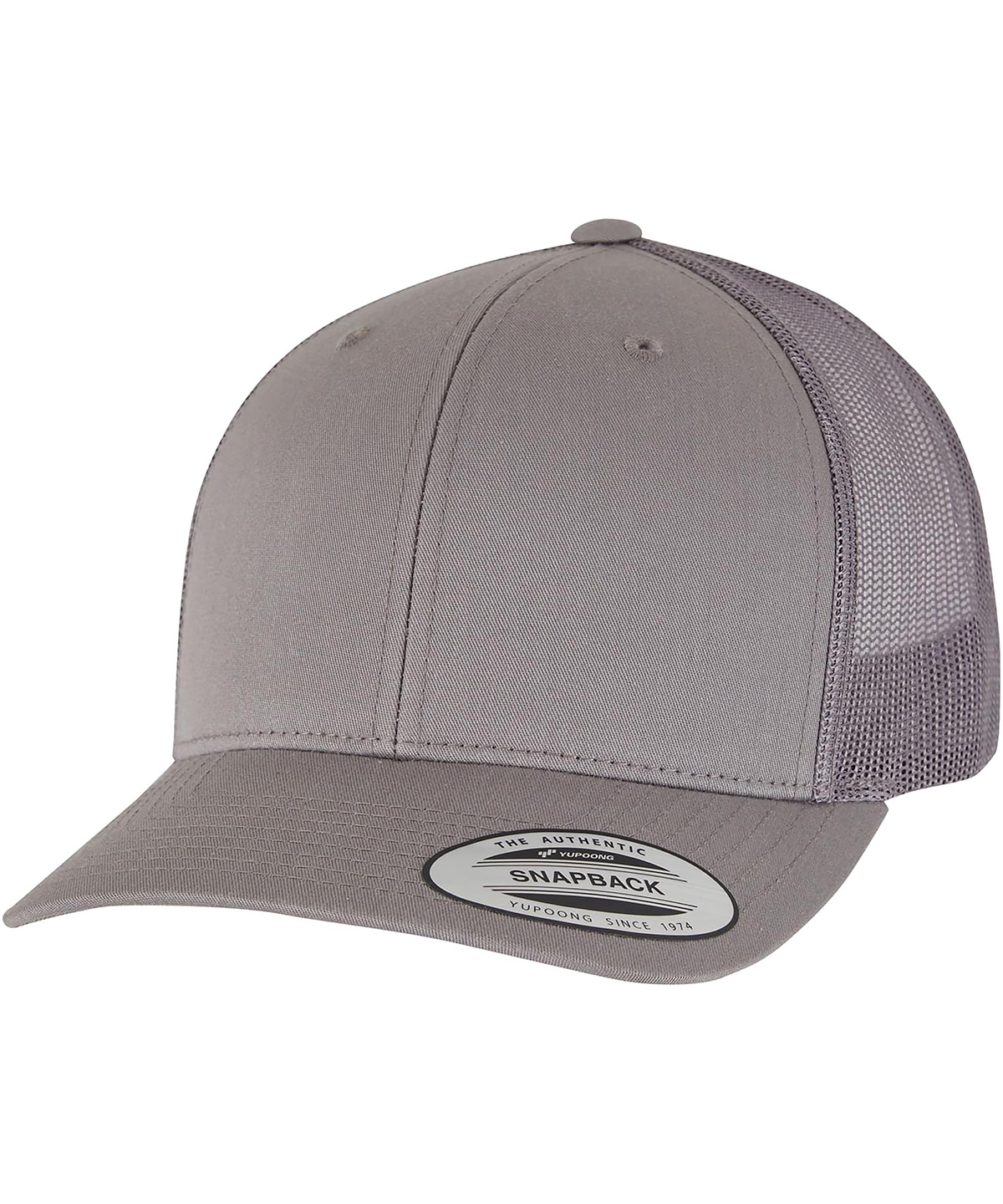 Retro trucker cap (6606) - Steel Grey