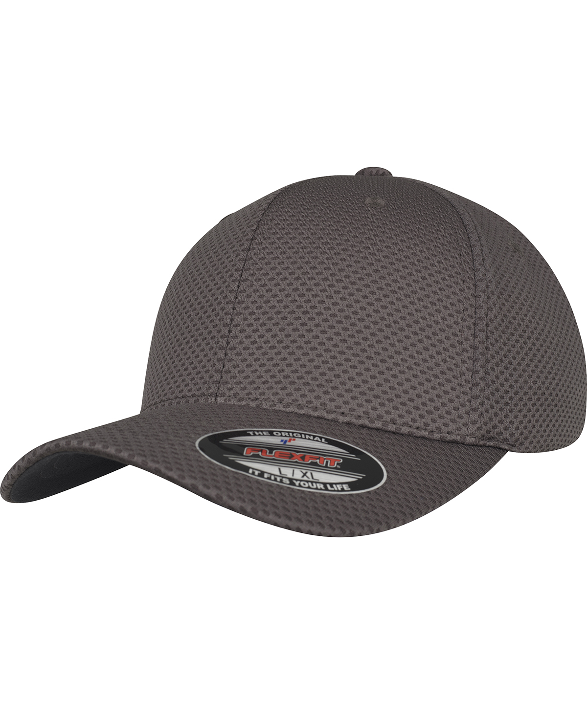 Flexfit 3D hexagon Jersey cap (6584) - Dark Grey