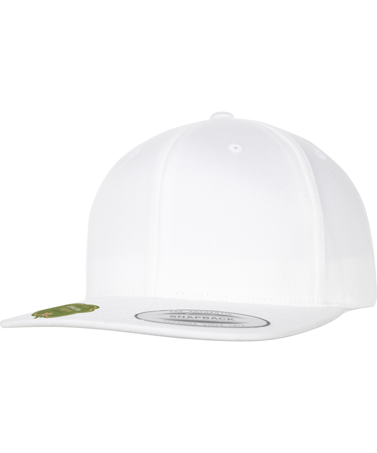 Organic cotton snapback (6089OC) - White