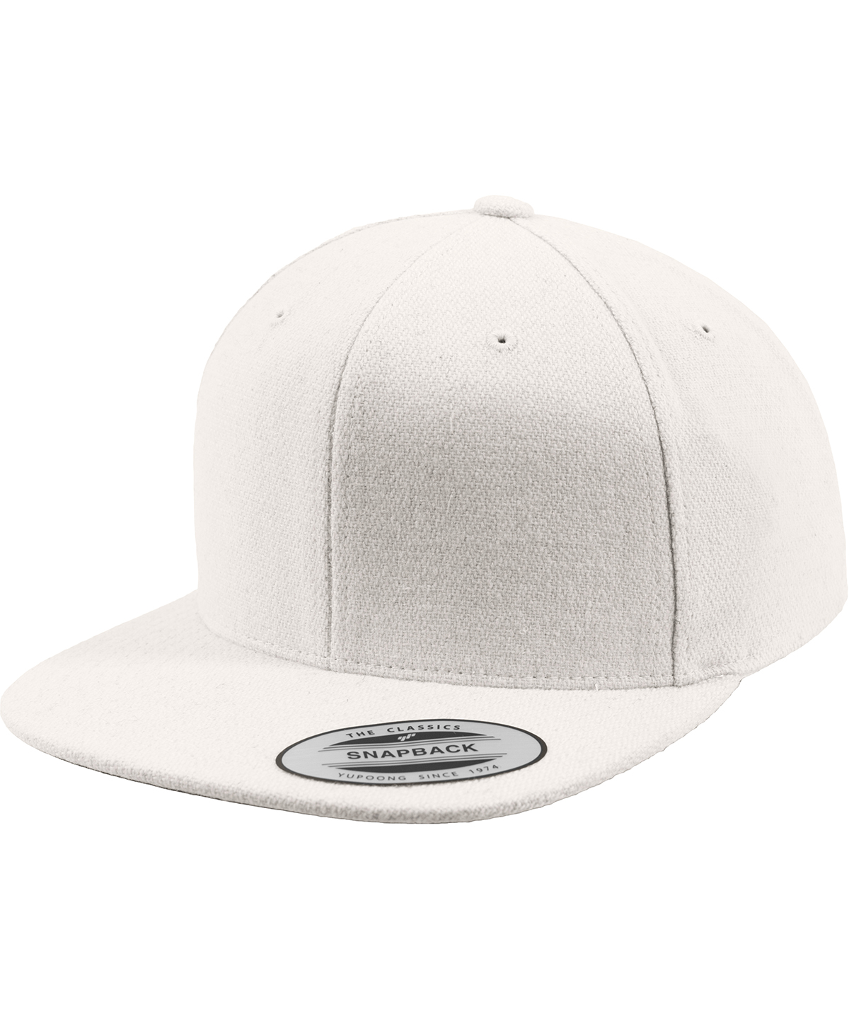 Melton wool snapback (6689M) - White