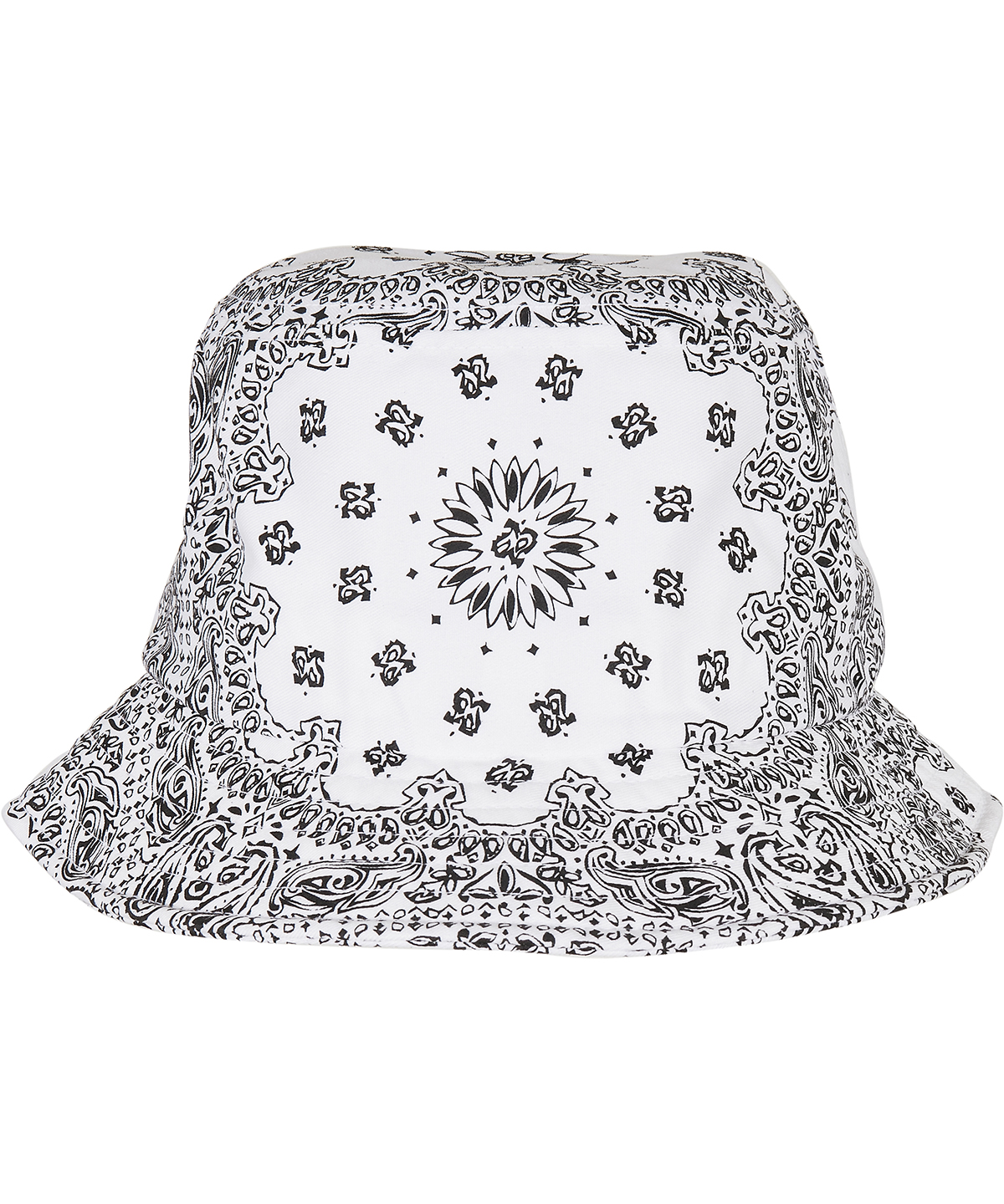 Bandana print bucket hat (5003BP) - White
