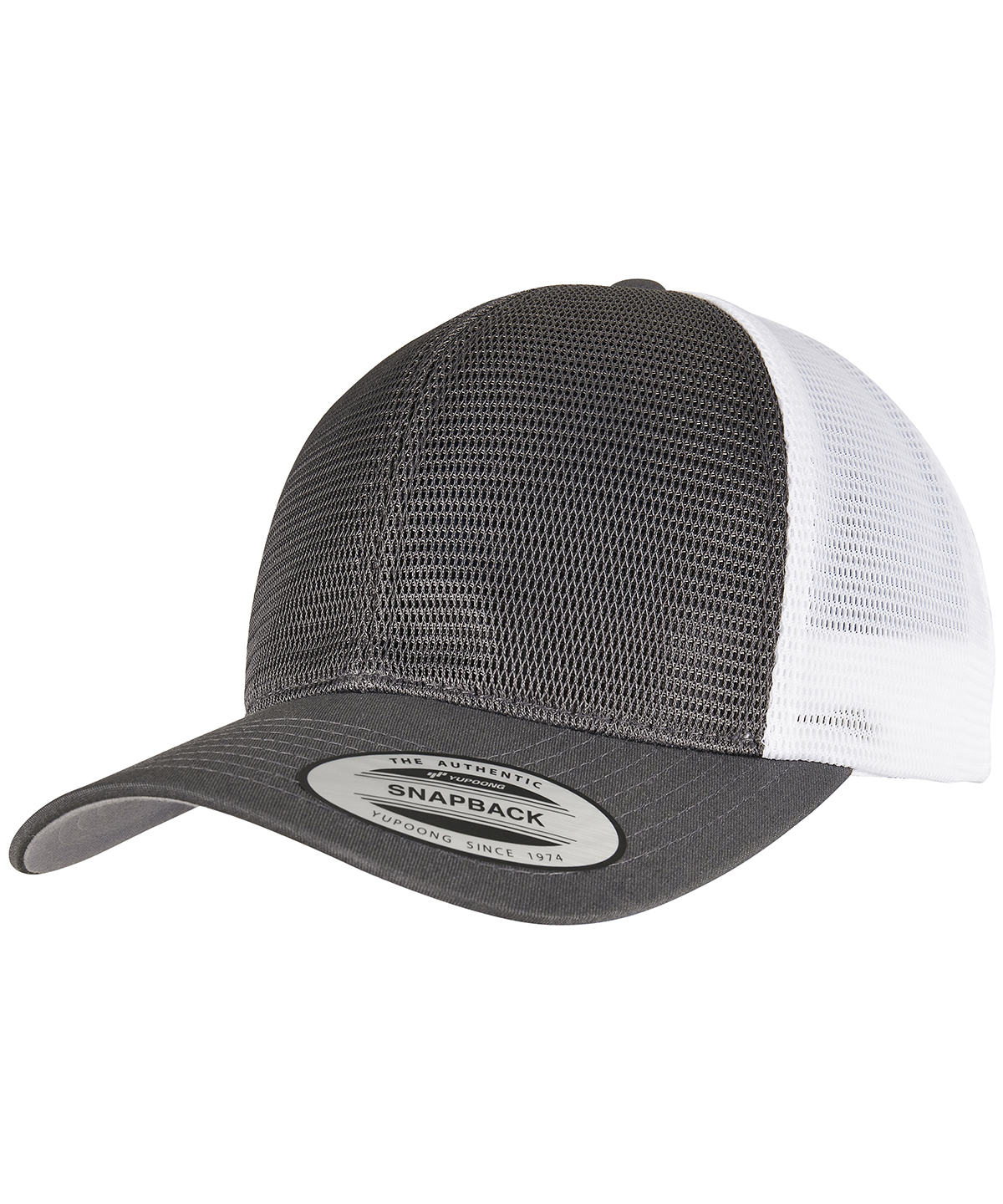 360° omnimesh 2-tone cap (6360T) - Charcoal/White