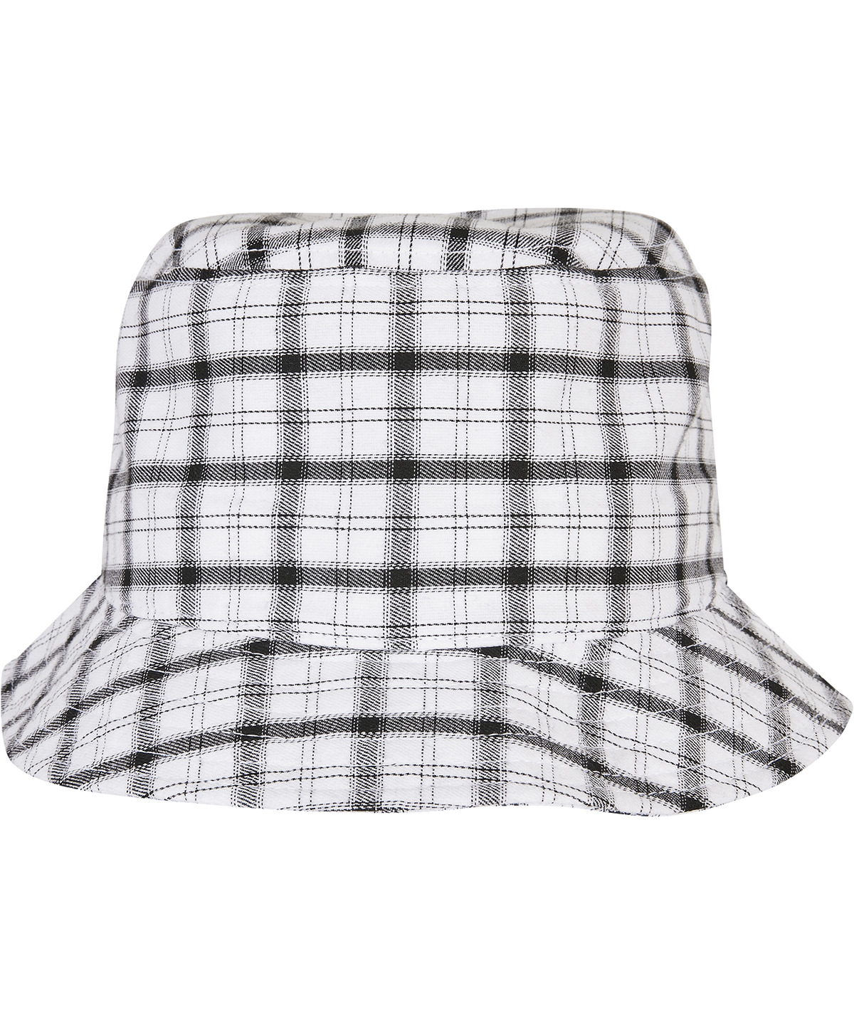 Check bucket hat (5003C) - White/Grey