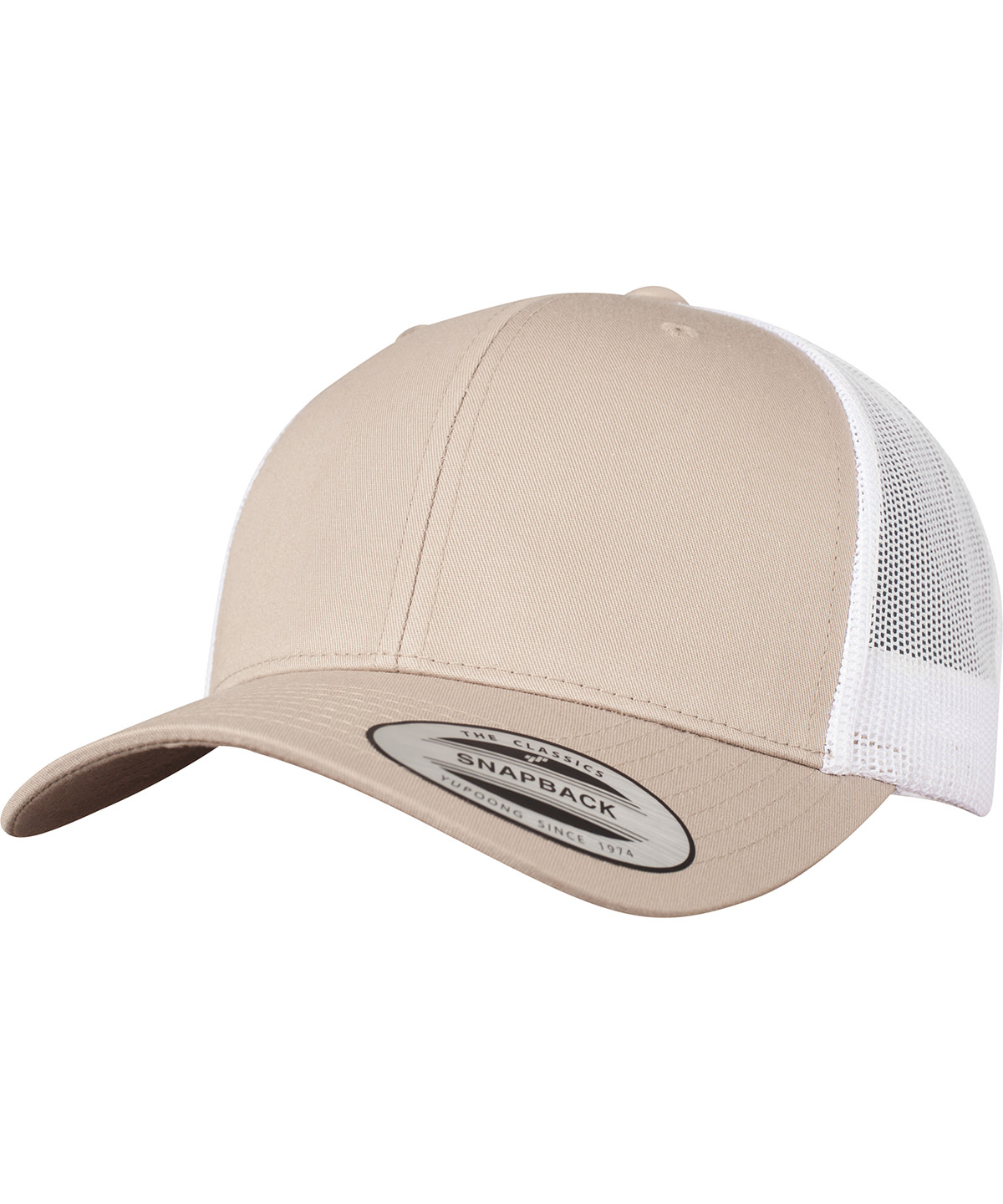 Retro trucker 2-tone (6606T) - Khaki/White