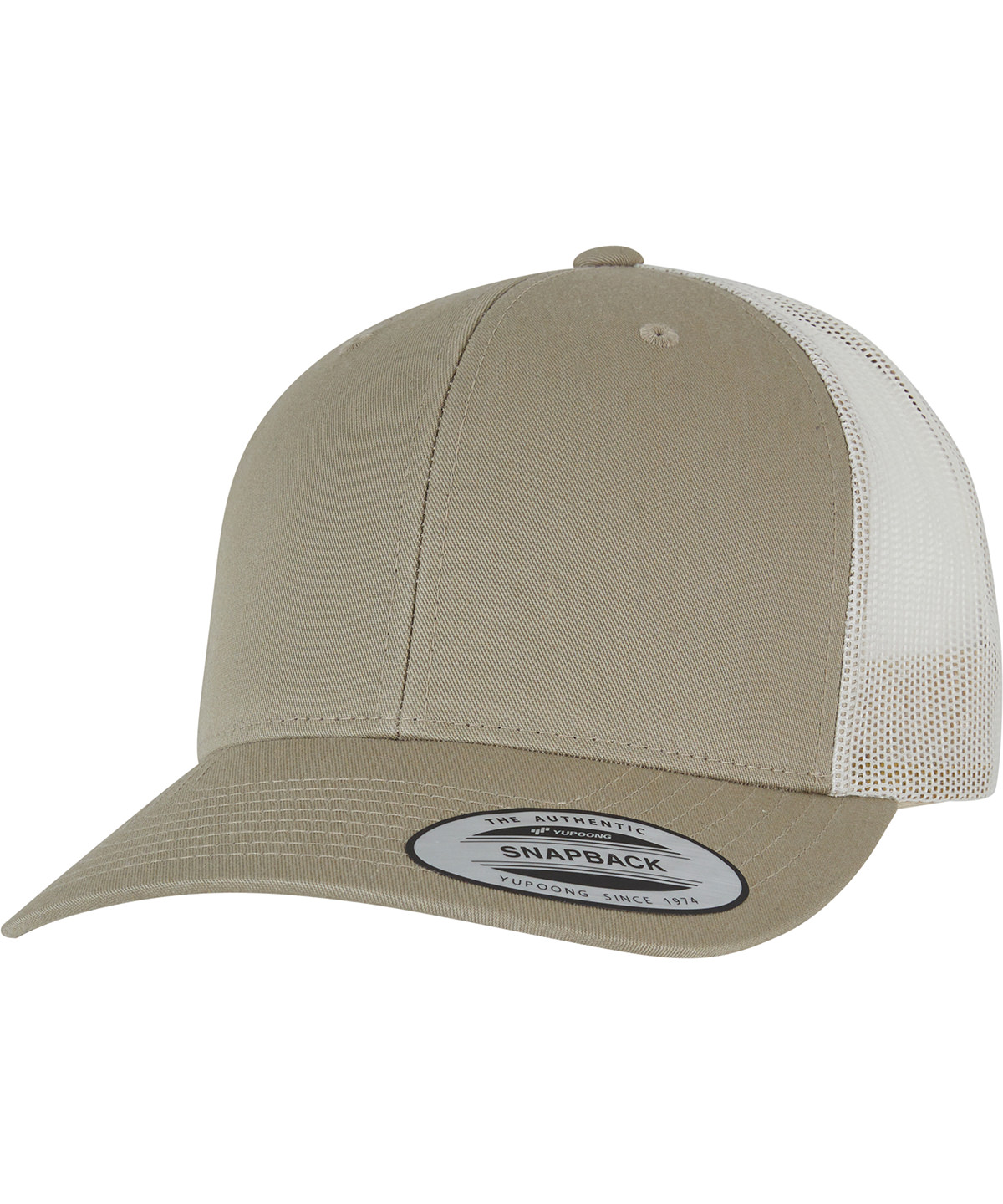 Retro trucker 2-tone (6606T) - Pale Khaki/Birch