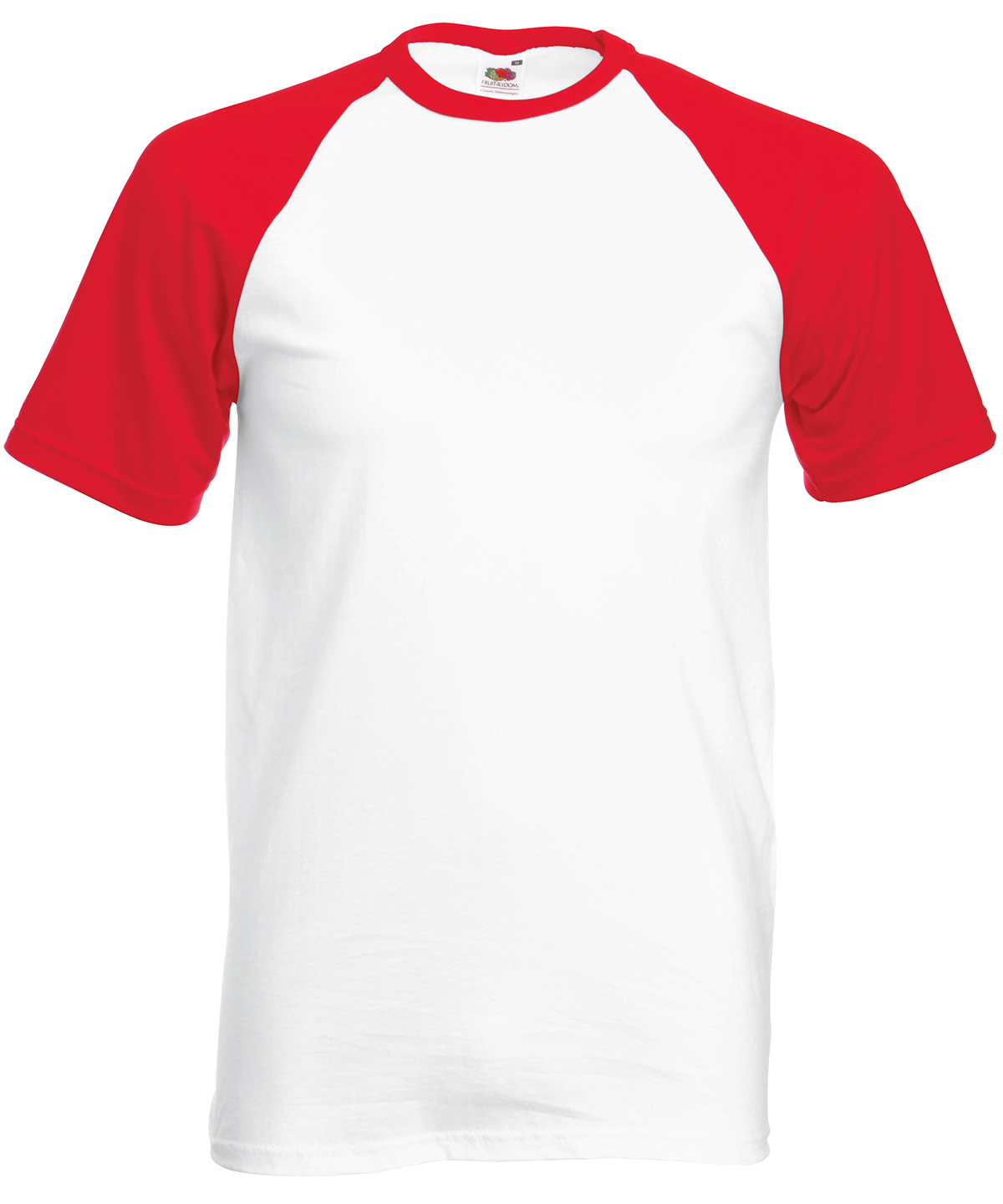 Short sleeve baseball T - White/Red