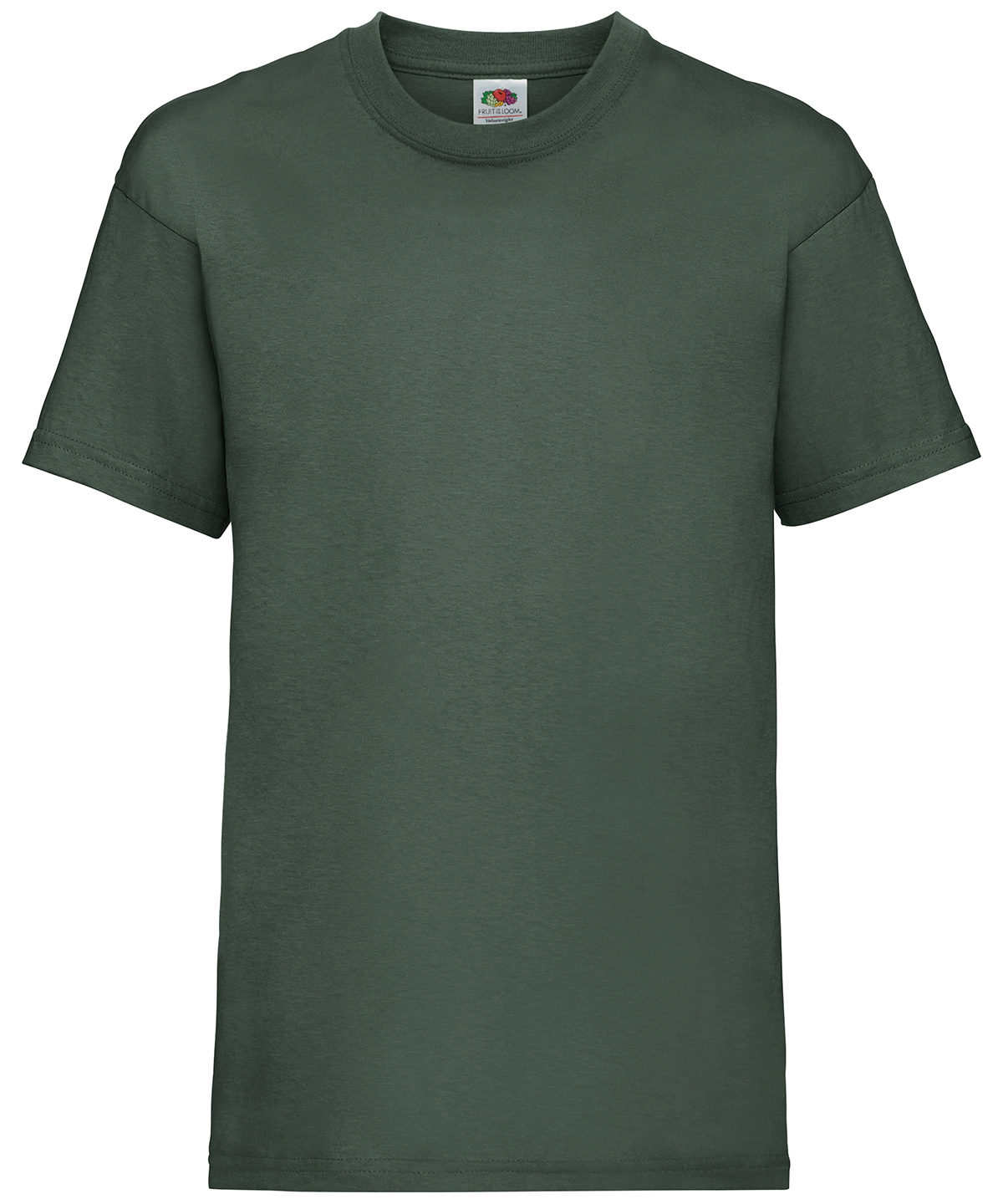 Kids valueweight T - Bottle Green