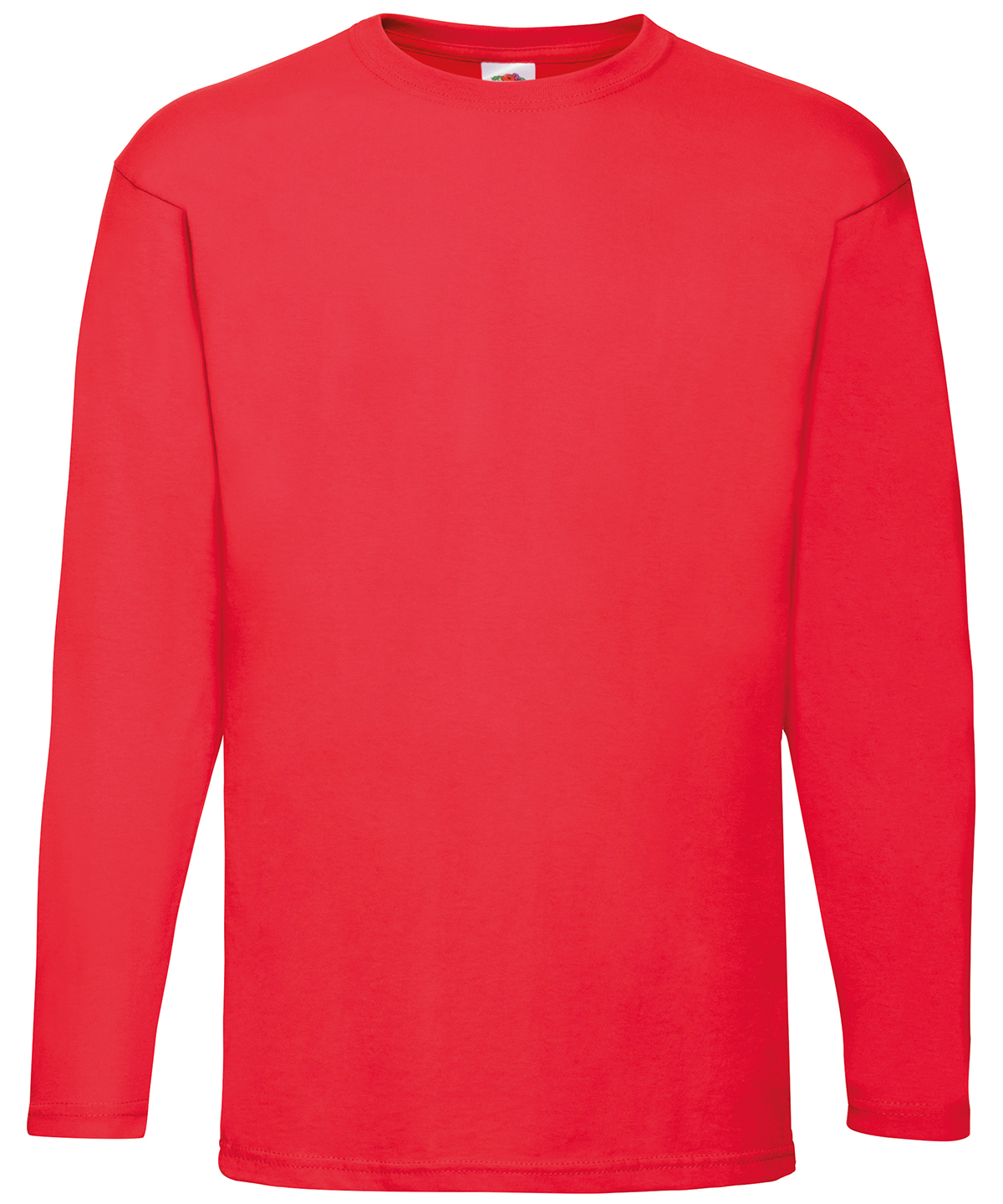 Valueweight long sleeve T - Red