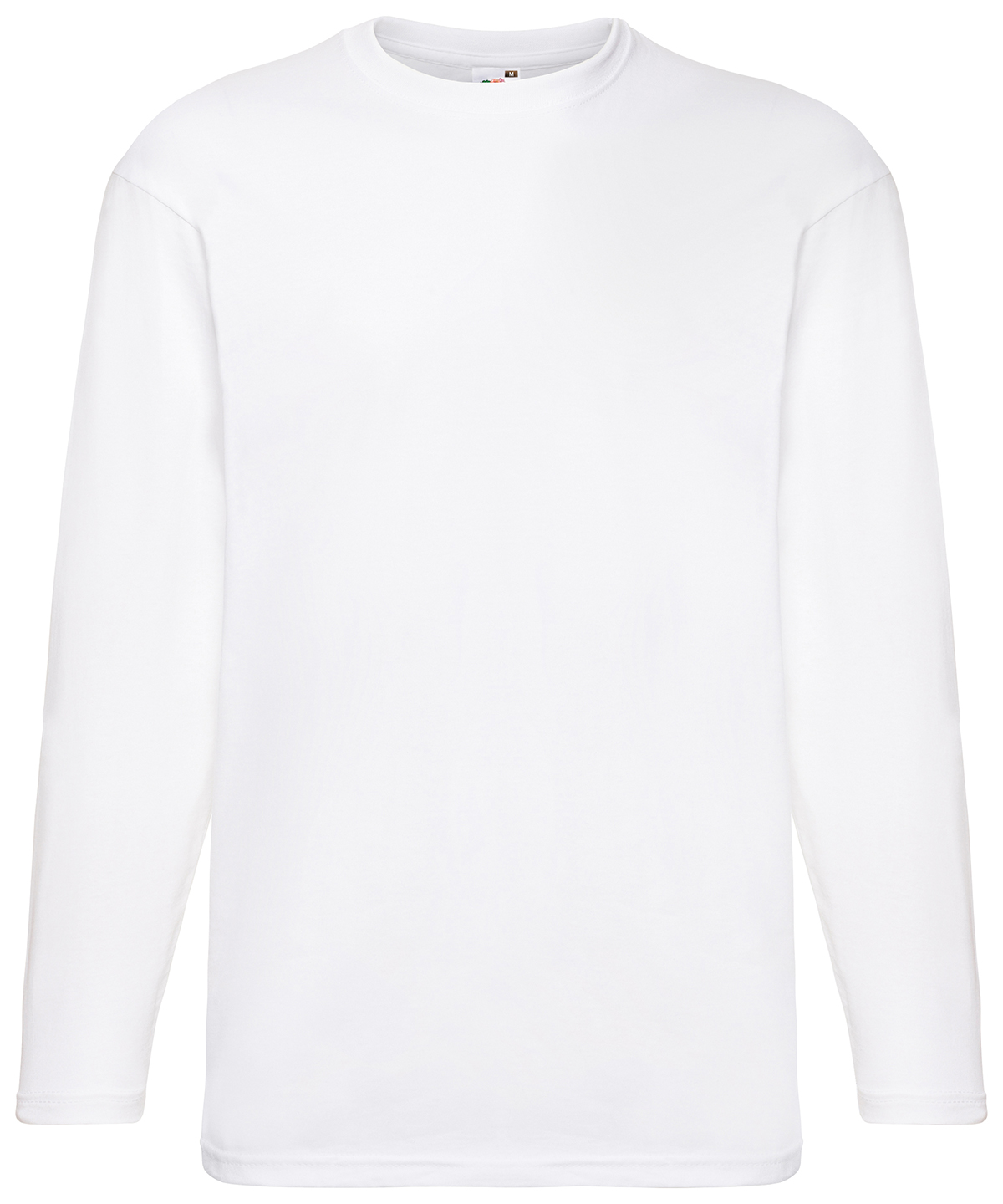 Valueweight long sleeve T - White
