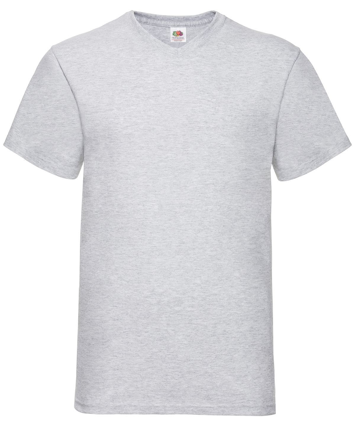 Valueweight v-neck T - Heather Grey