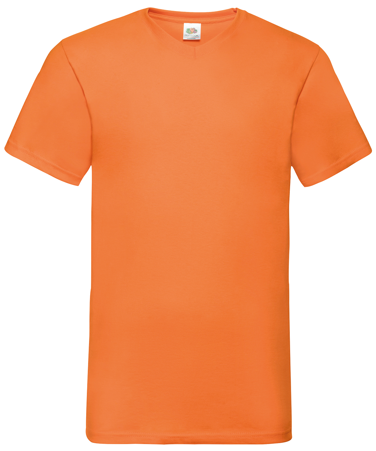 Valueweight v-neck T - Orange