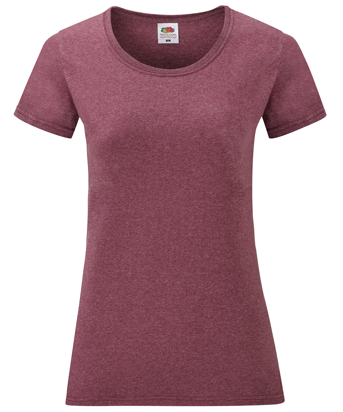 Women's valueweight T - Heather Burgundy