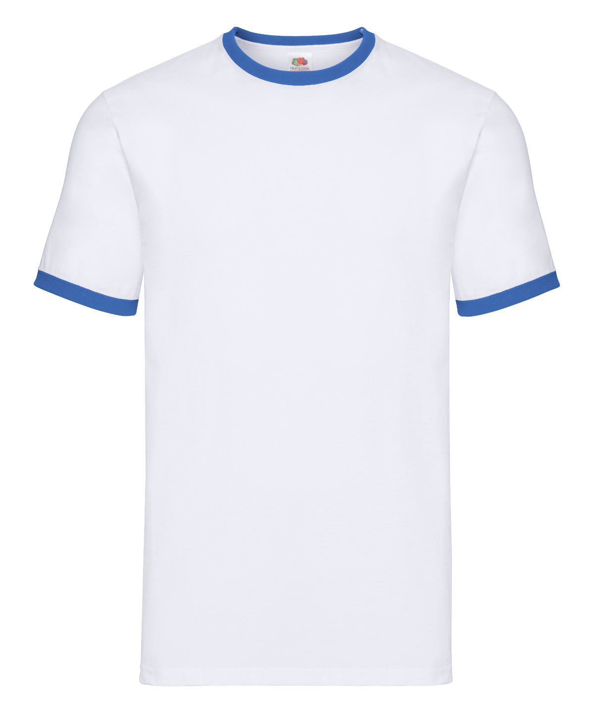 Ringer T - White/Royal Blue