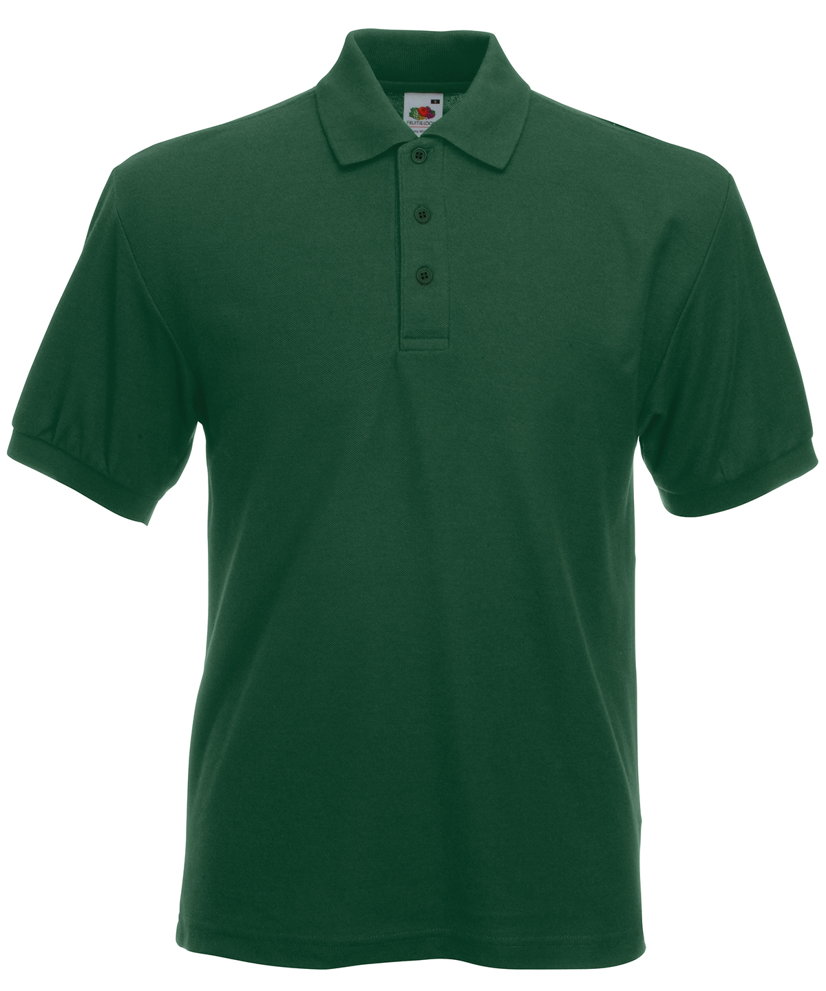 Heavyweight 65/35 polo - Bottle Green