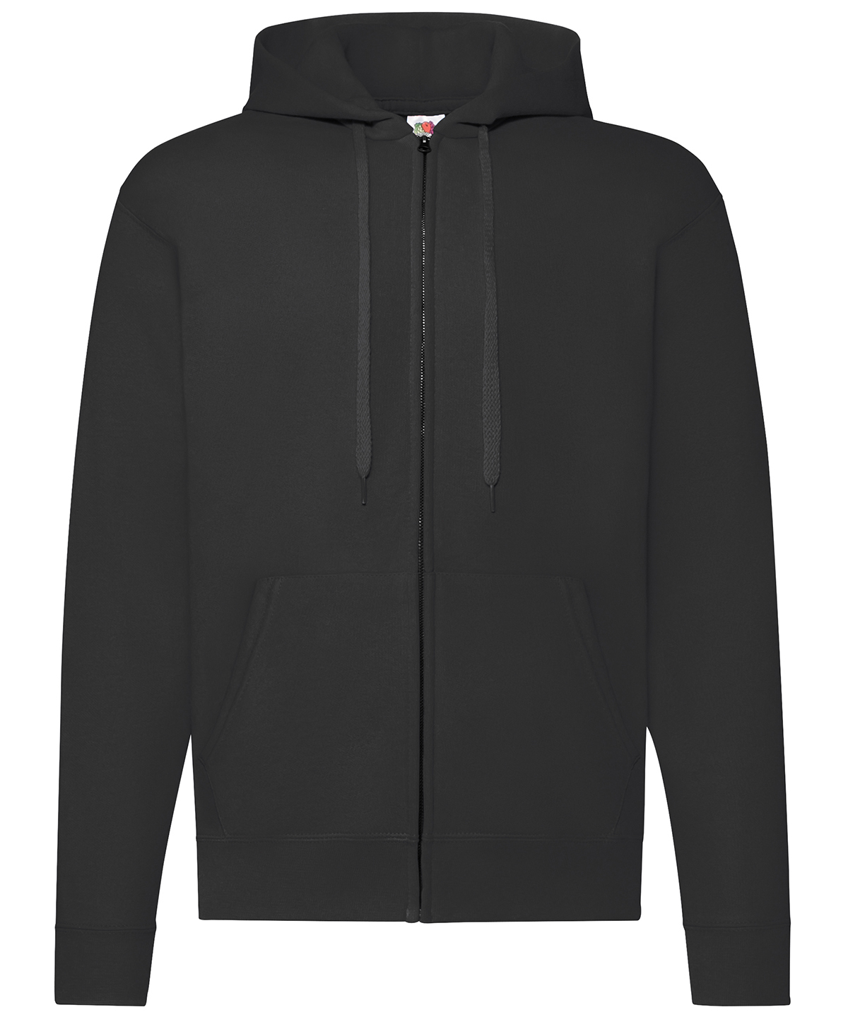 Classic 80/20 hooded sweatshirt jacket - Black