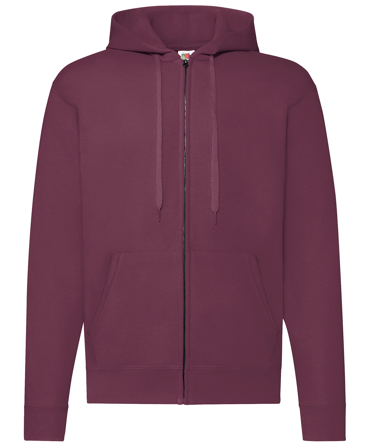 Classic 80/20 hooded sweatshirt jacket - Burgundy