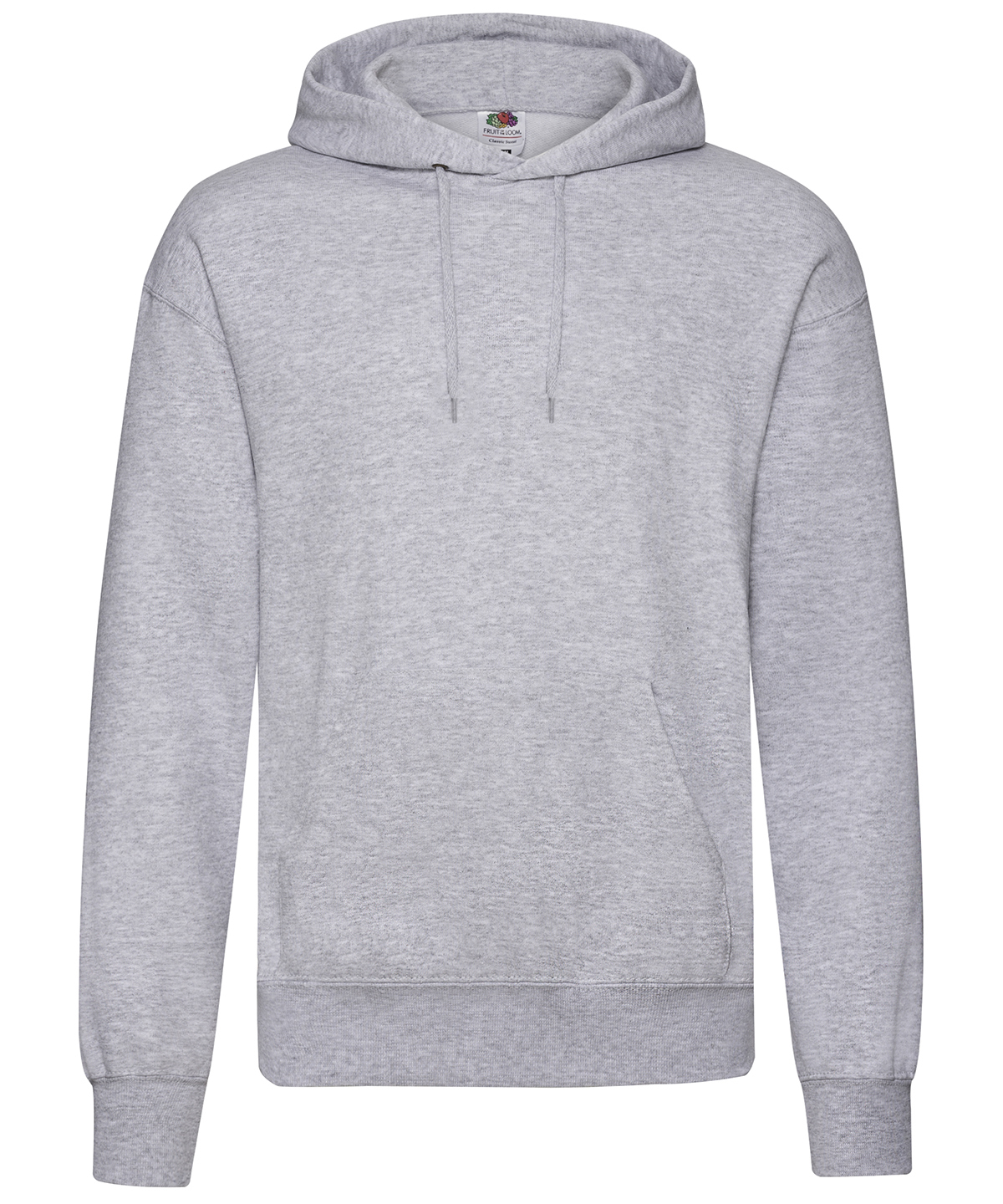 Classic 80/20 hooded sweatshirt - Heather Grey△