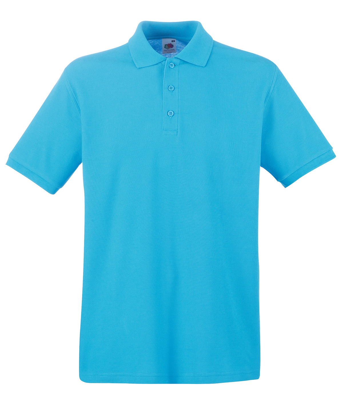 Premium polo - Azure Blue